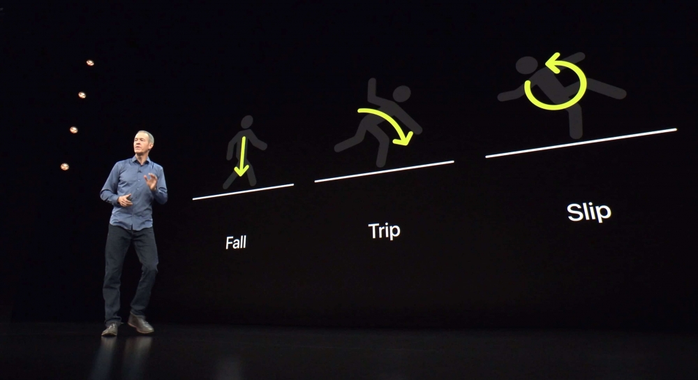 The Apple Watch can now detect if you fall, trip or slip.