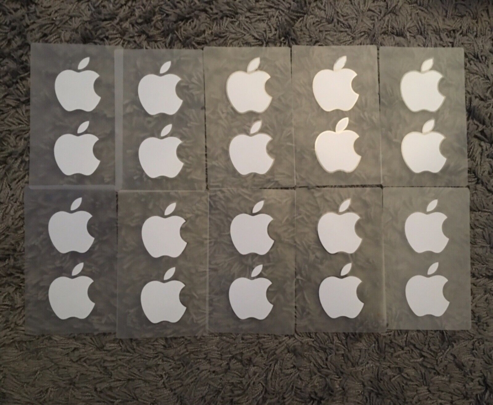 Apple stickers are now selling on eBay. But it's gonna cost you...