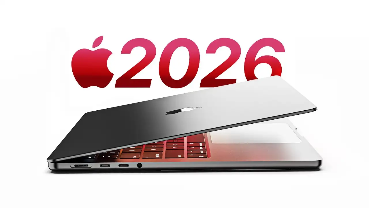 2026 MacBook Pro concept rendering.