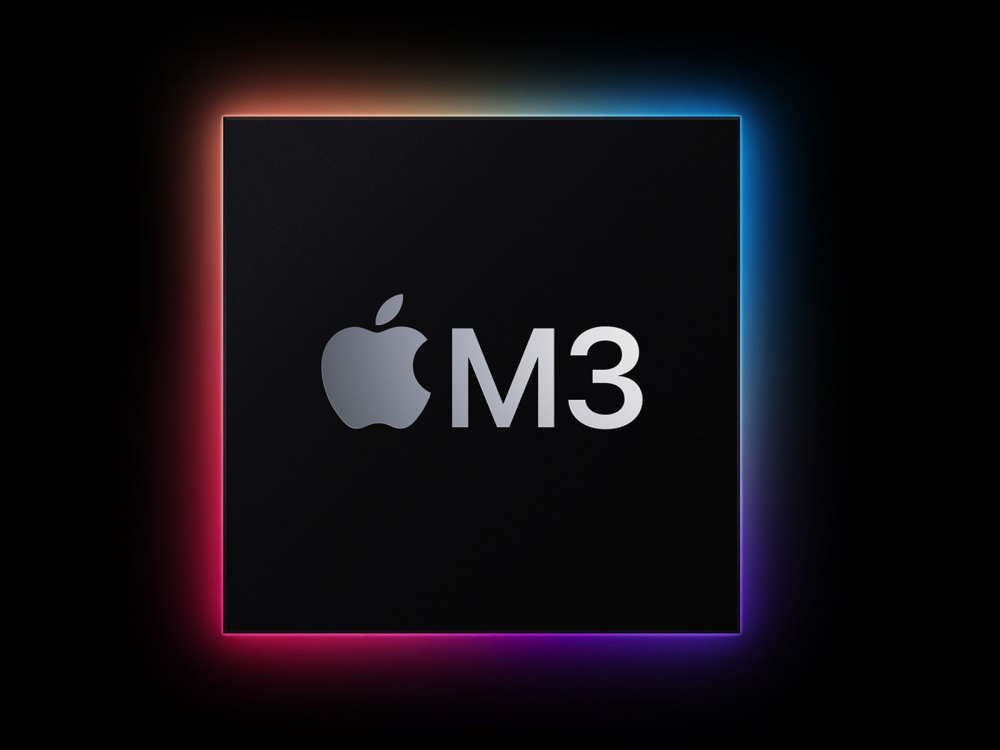 Apple M3 chip render by MacRumors