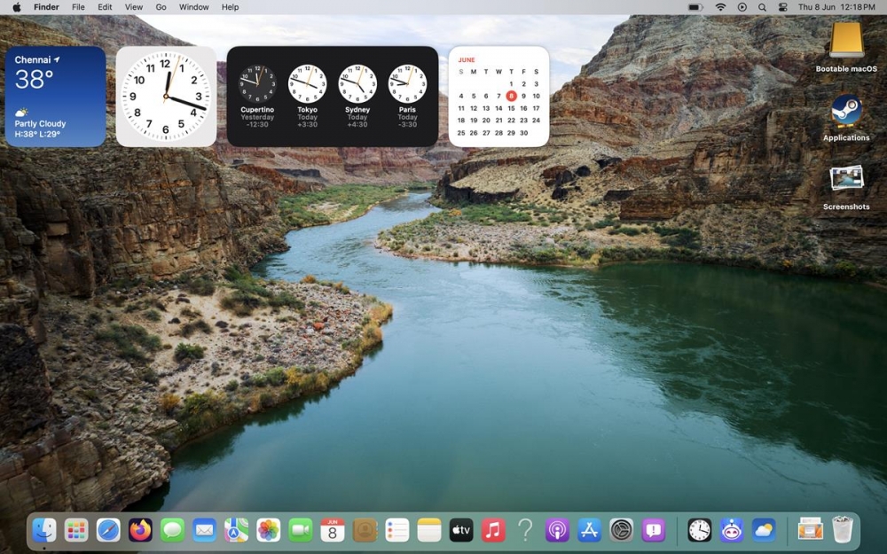 Desktop Widgets on macOS Sonoma from Apple, announced at WWDC '24