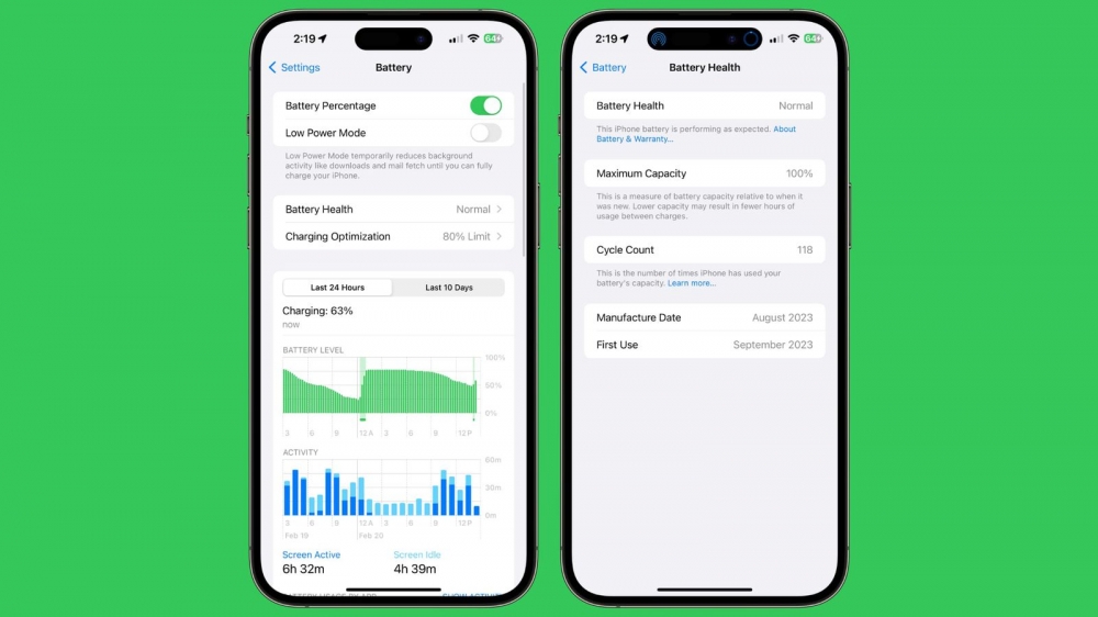 Apple introduced Battery Health metrics with iOS 11.3, so now you can easily check and monitor your battery health at any time.