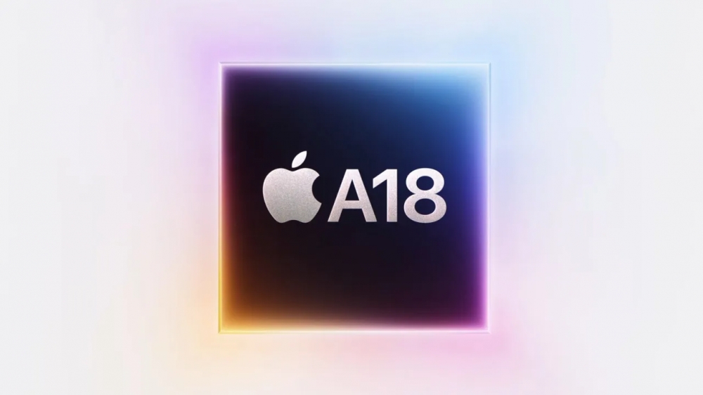 The Apple A18 chip, in all its beautiful glory.