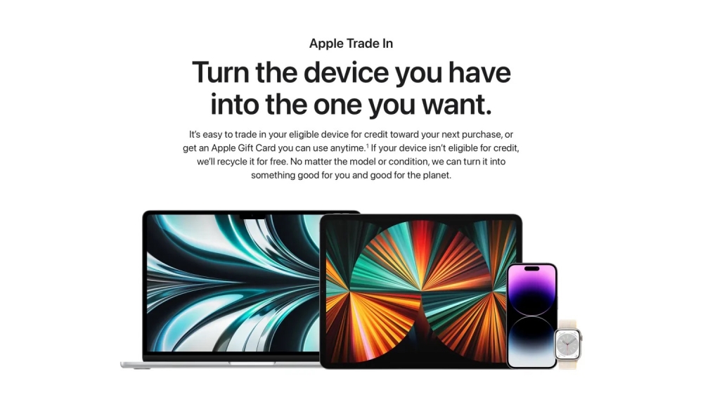 Apple increases trade in values for select iPhone iPad Mac and Apple Watch models Apple Scoop