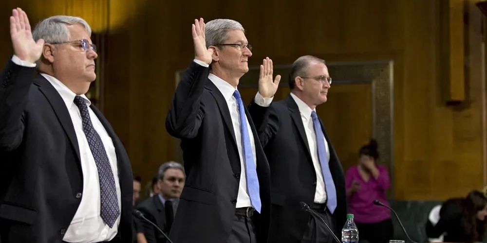 Tim Cook and other executives testify in Congress in the United States