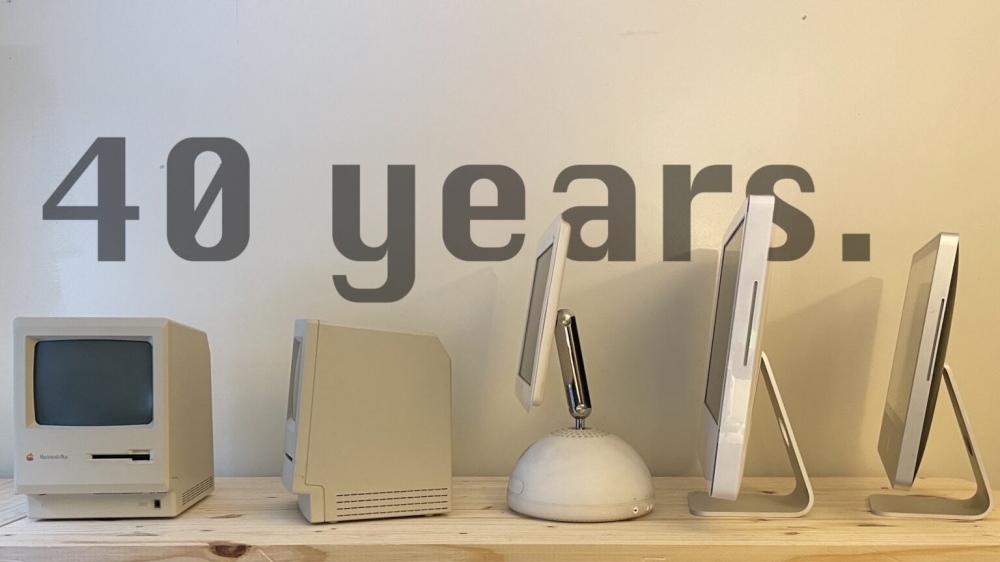 40 years of Macintosh