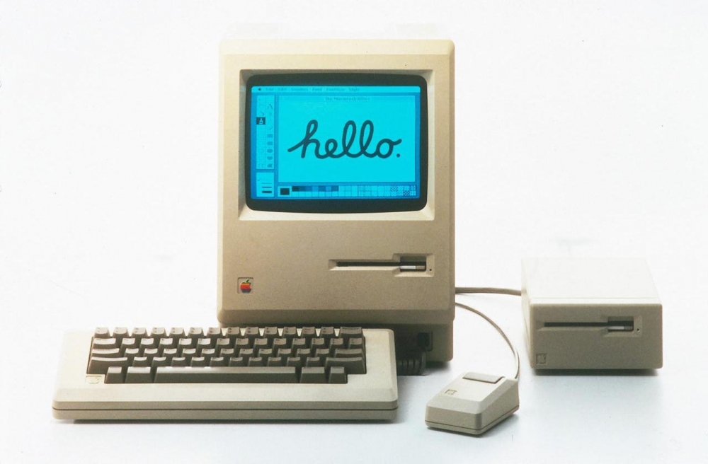 The original Macintosh saying Hello!