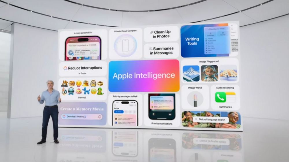 Craig Federighi introduces Apple Intelligence at WWDC24