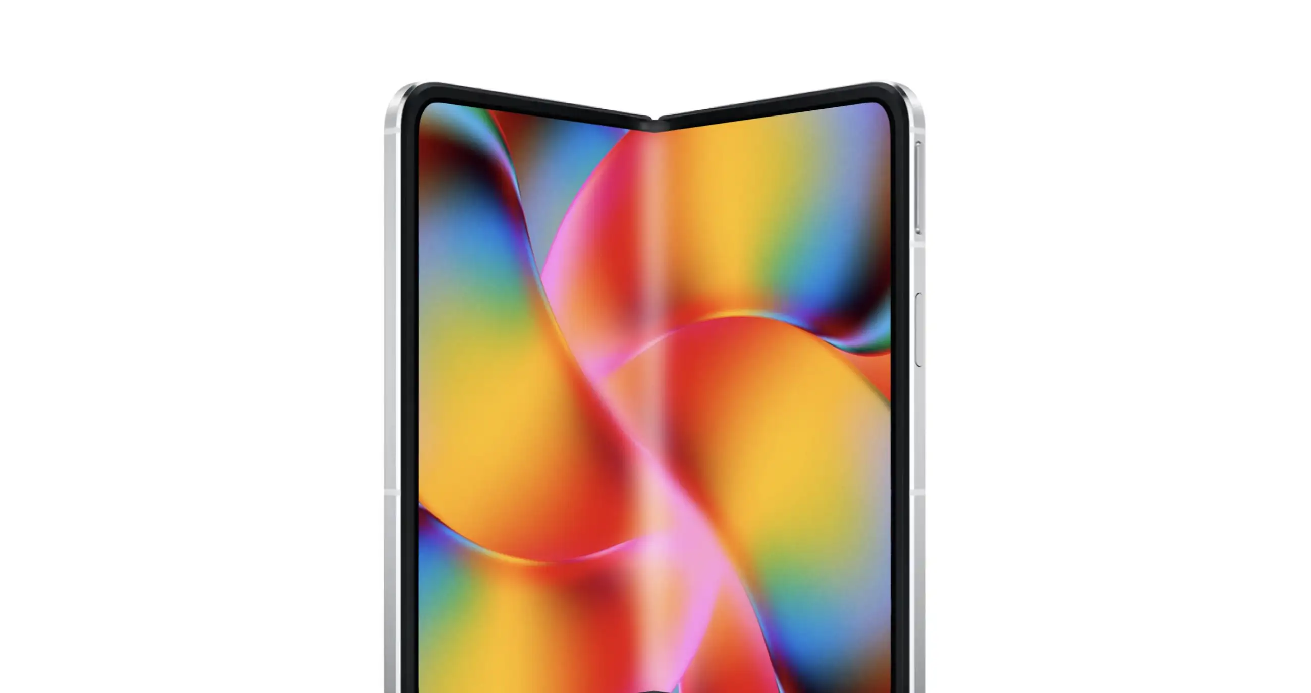 A 3D concept rendering of what Apple's Foldable iPhone might look like, based on recent rumors and reports.