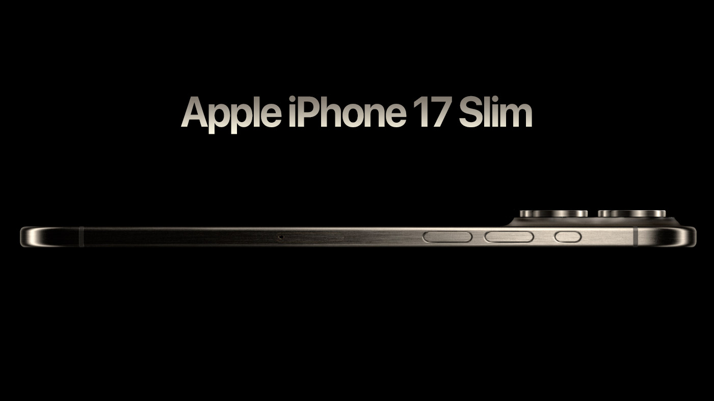 A concept image of the iPhone 17 Slim, or iPhone 17 Air.