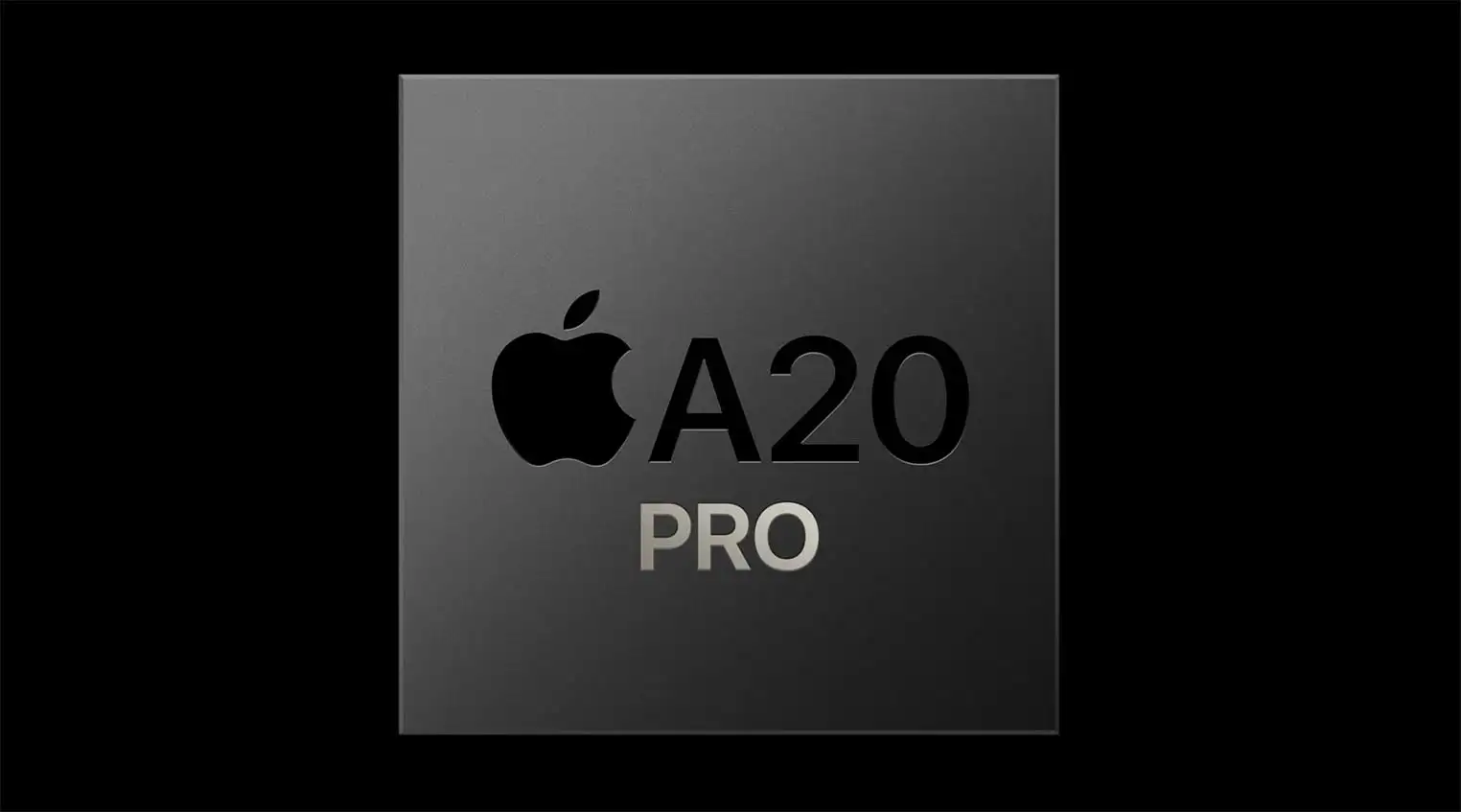 A concept rendering of Apple's A20 Pro chipset.