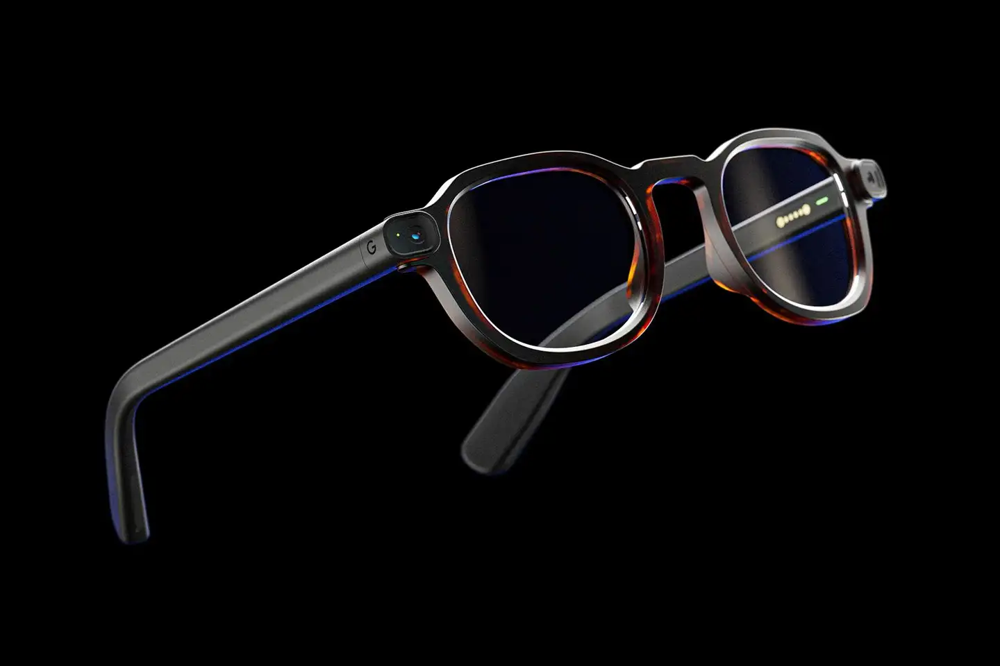 A snapshot at Google's augmented reality glasses.
