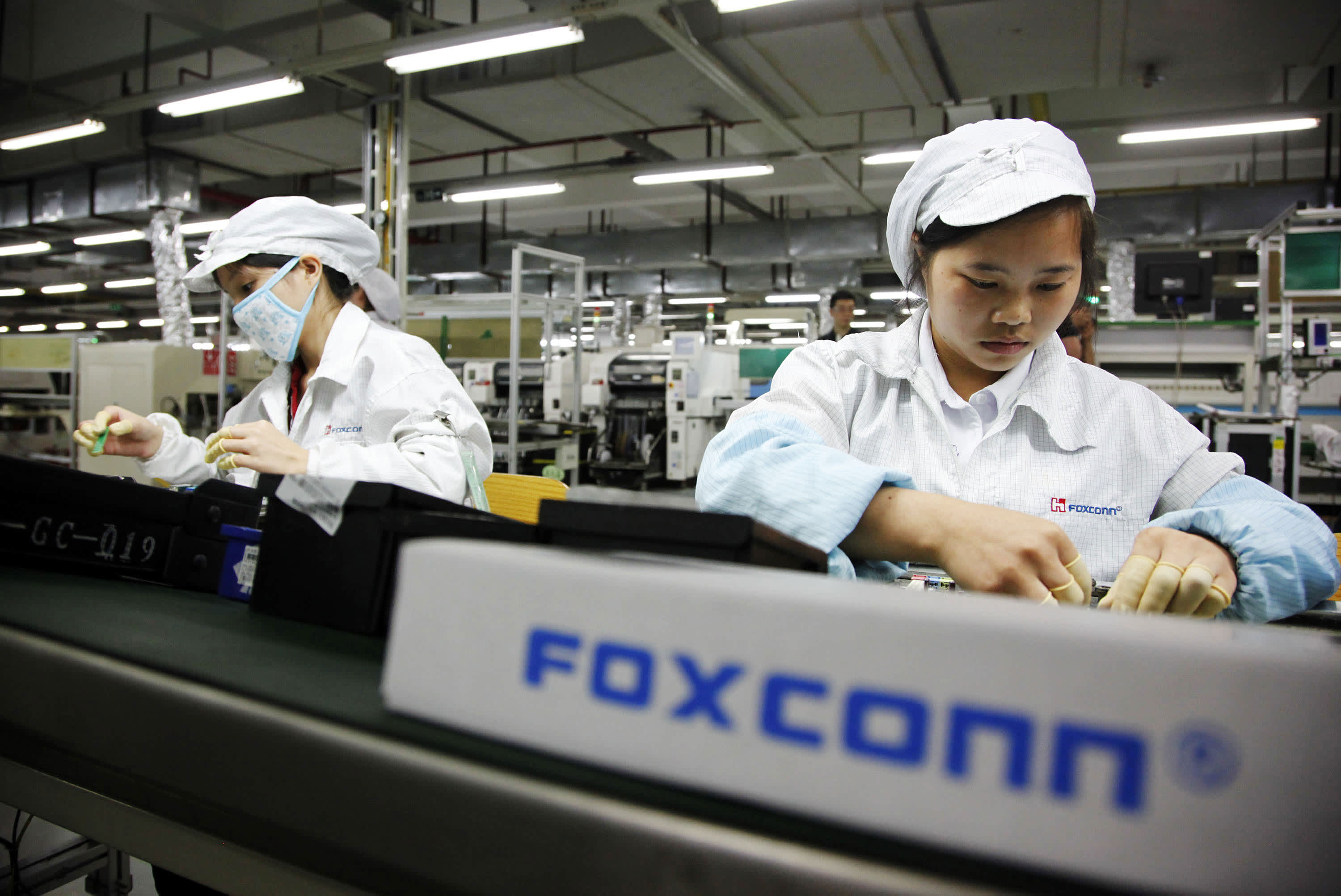 An Apple-Foxconn manufacturing plant in China.