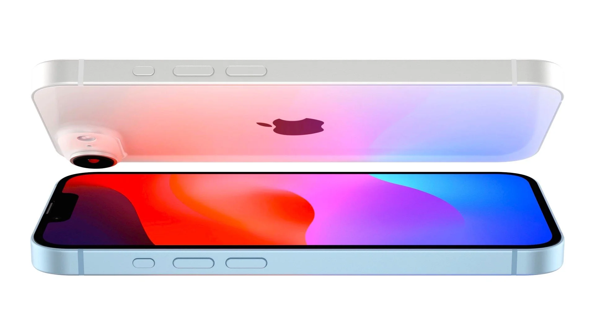 Another concept image of Apple's upcoming iPhone SE 4, rumored to come in two sizes.