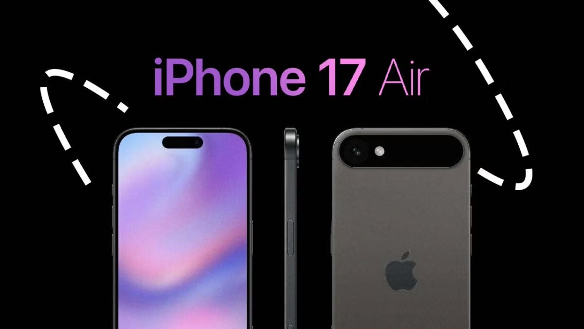 Another concept shot of the iPhone 17 Air (or iPhone 17 Slim).