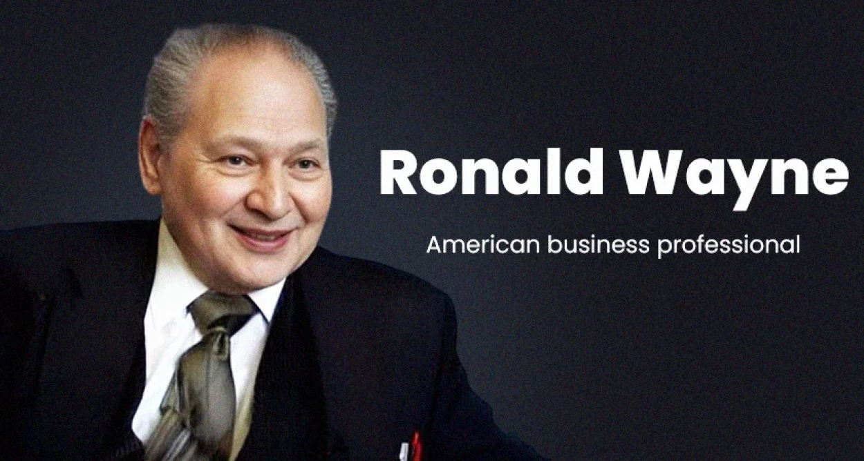 Another image of Ronald Wayne looking classy.