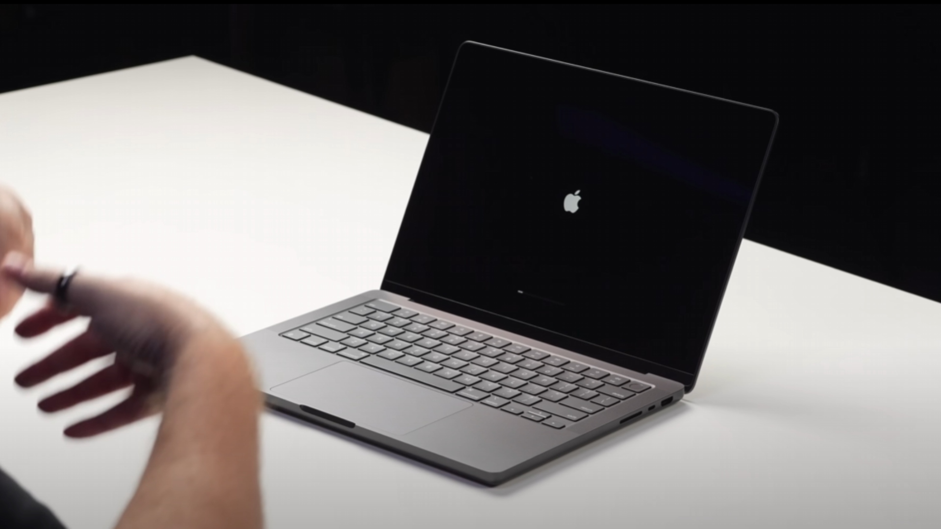 Another leaked image of Apple's upcoming M4 MacBook Pro.