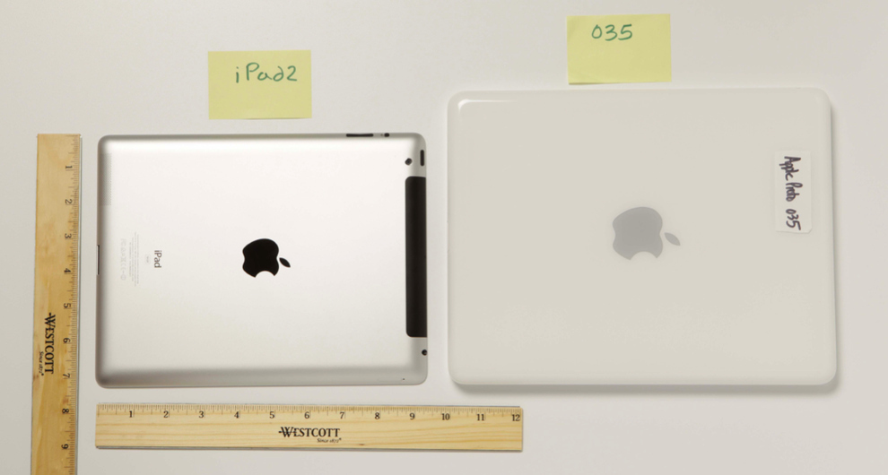 Apple tested a XL-size tablet in 2002, much larger than the actual iPad that went on to launch in 2010.