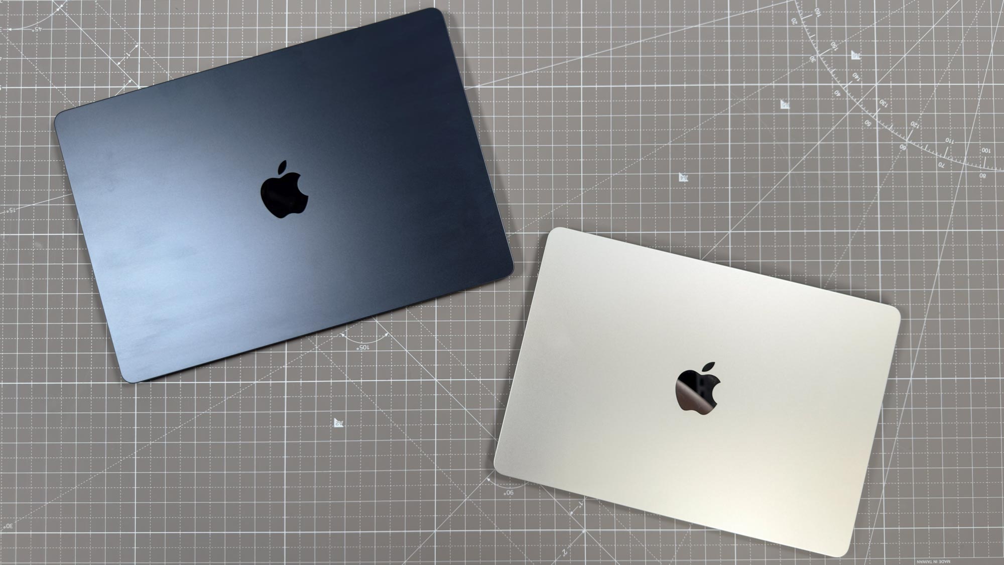 Apple's current 2024 lineup of M3 MacBook Airs.