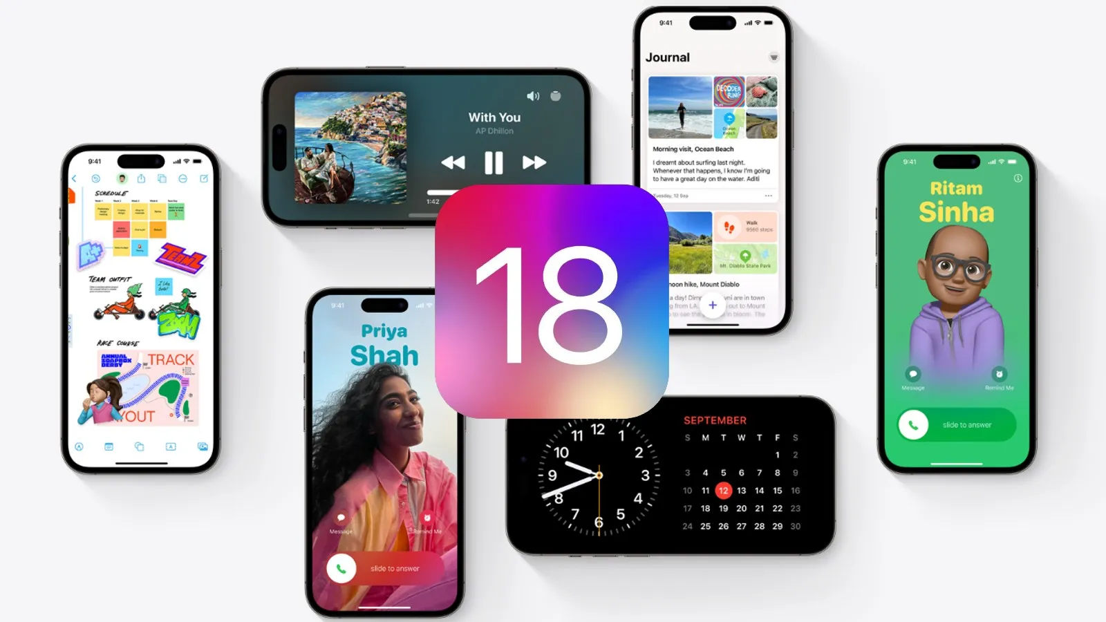 Apple's iOS 18: A quick look at the new design and aesthetic.