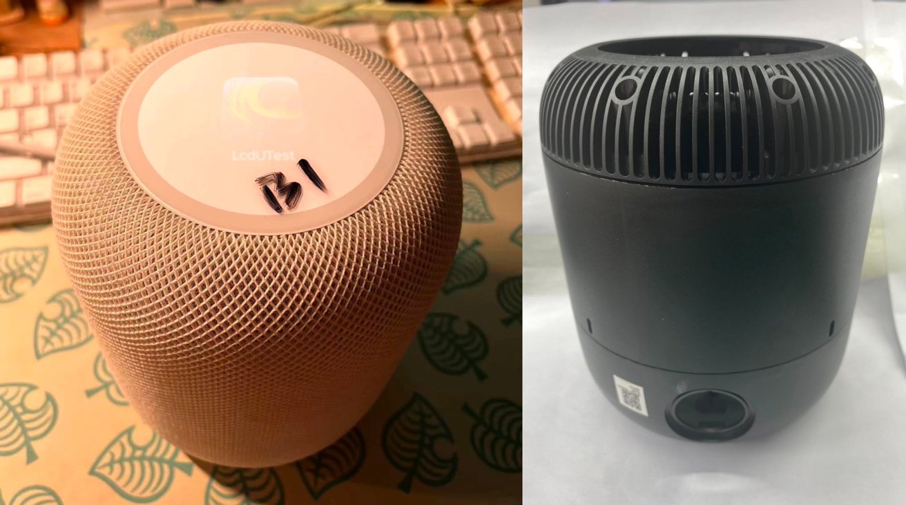 HomePod B1: A leaked Apple prototype showcasing a HomePod with a much larger display on top. This shows Apple is exploring this idea, at the very least.