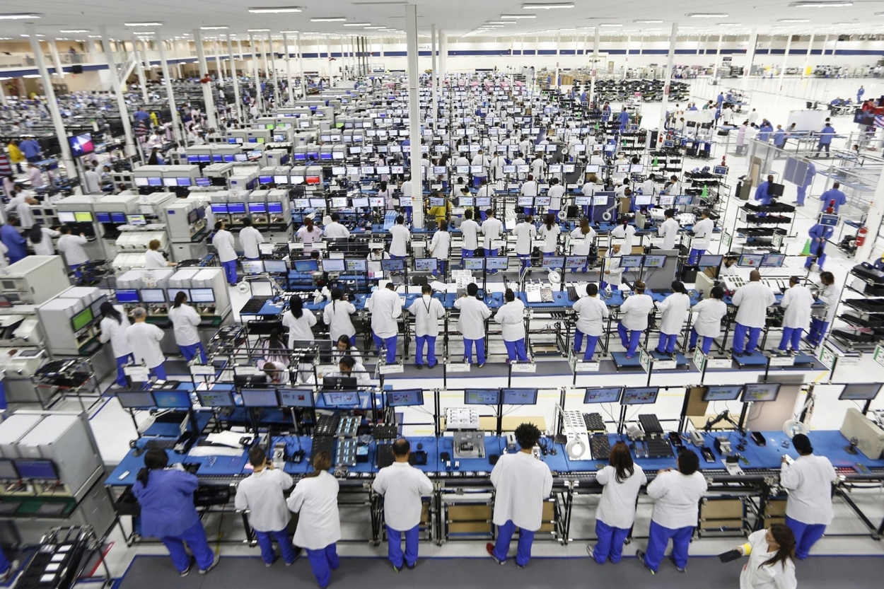 Tens of thousands of workers work around the clock to pump out iPhones literally 24/7.