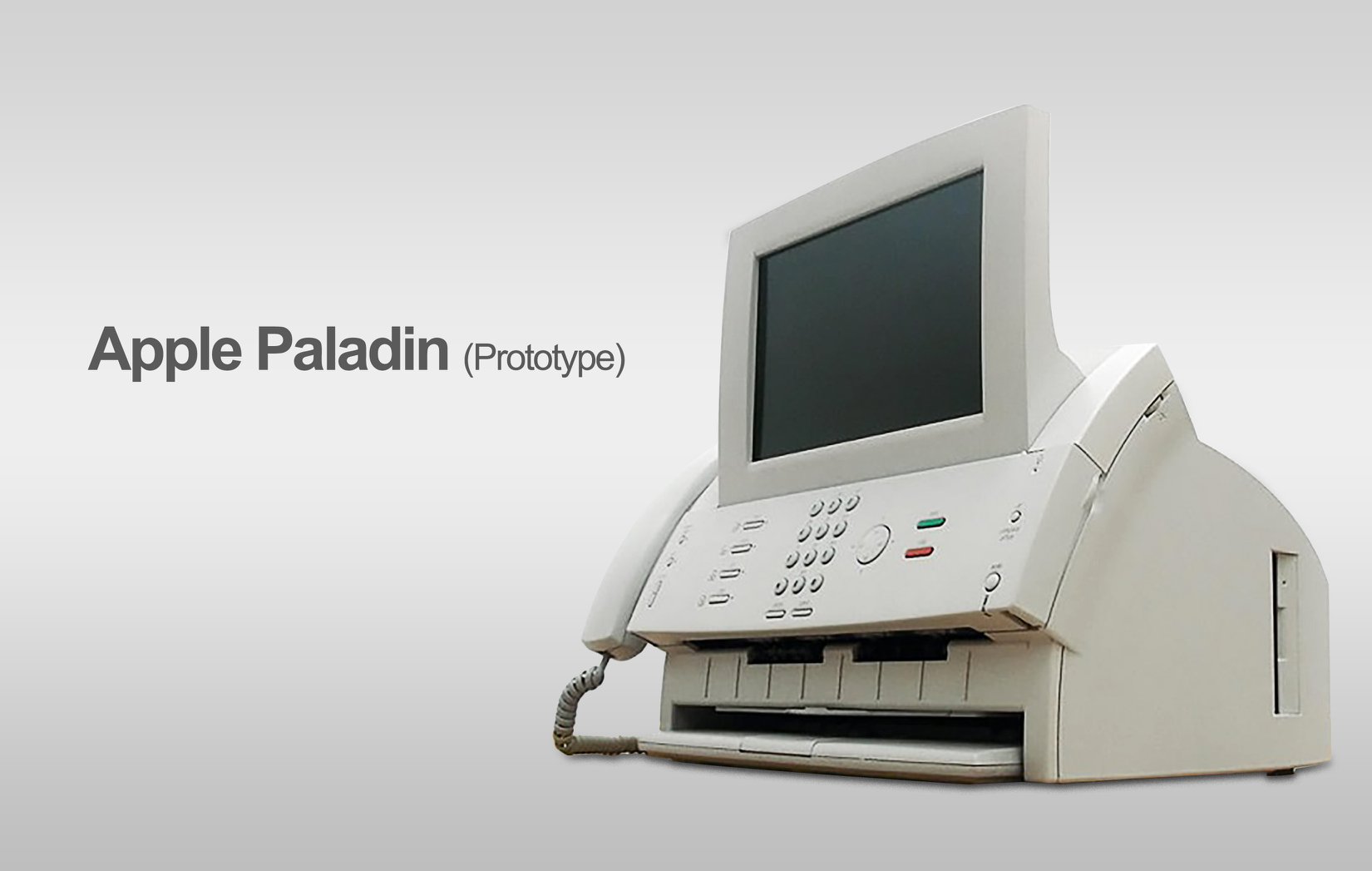 The Apple Padadin, a prototype Apple computer that combined multiple products into a single, intuitive design.