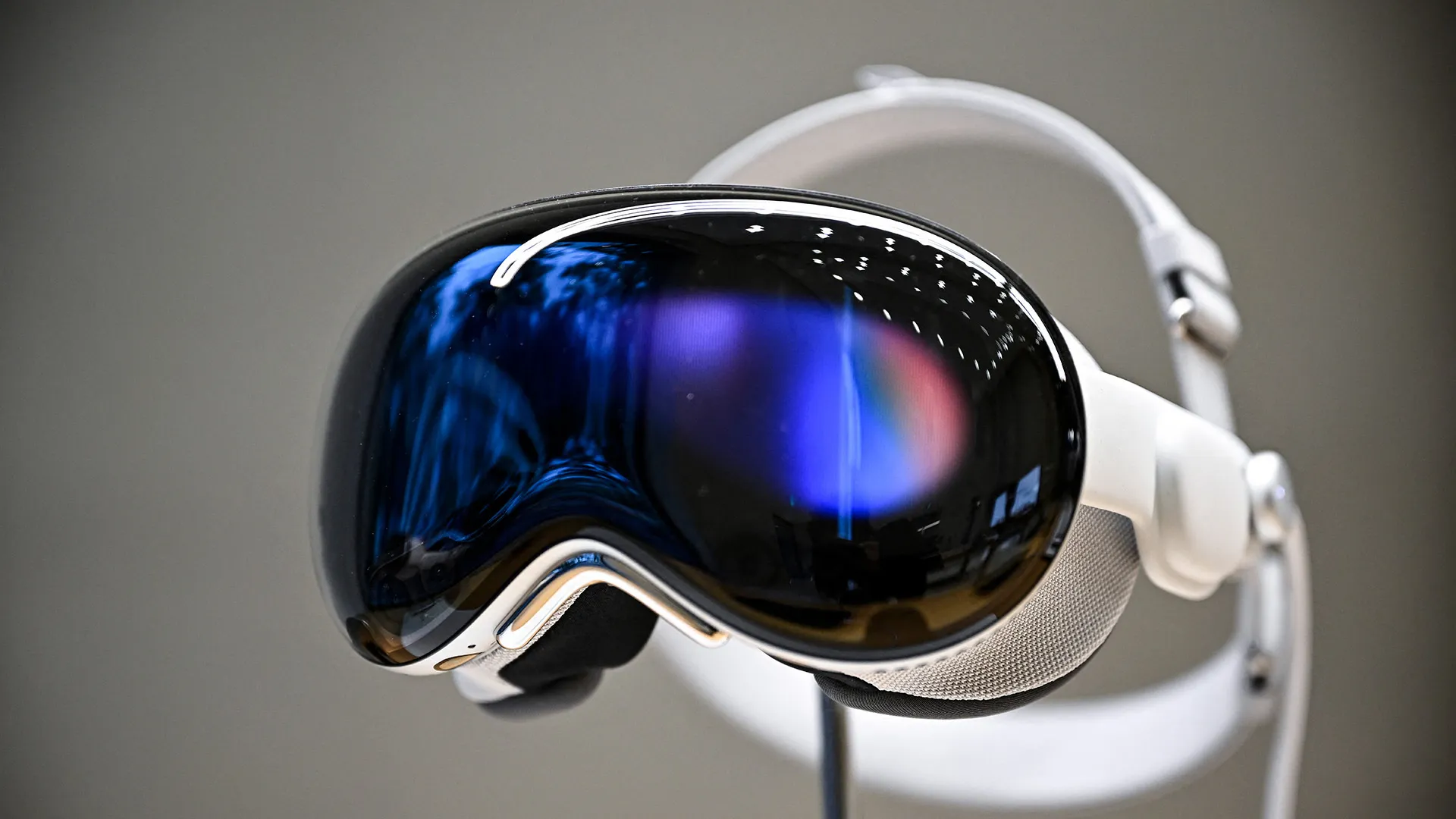 The Apple Vision Pro, Apple's virtual reality headset.