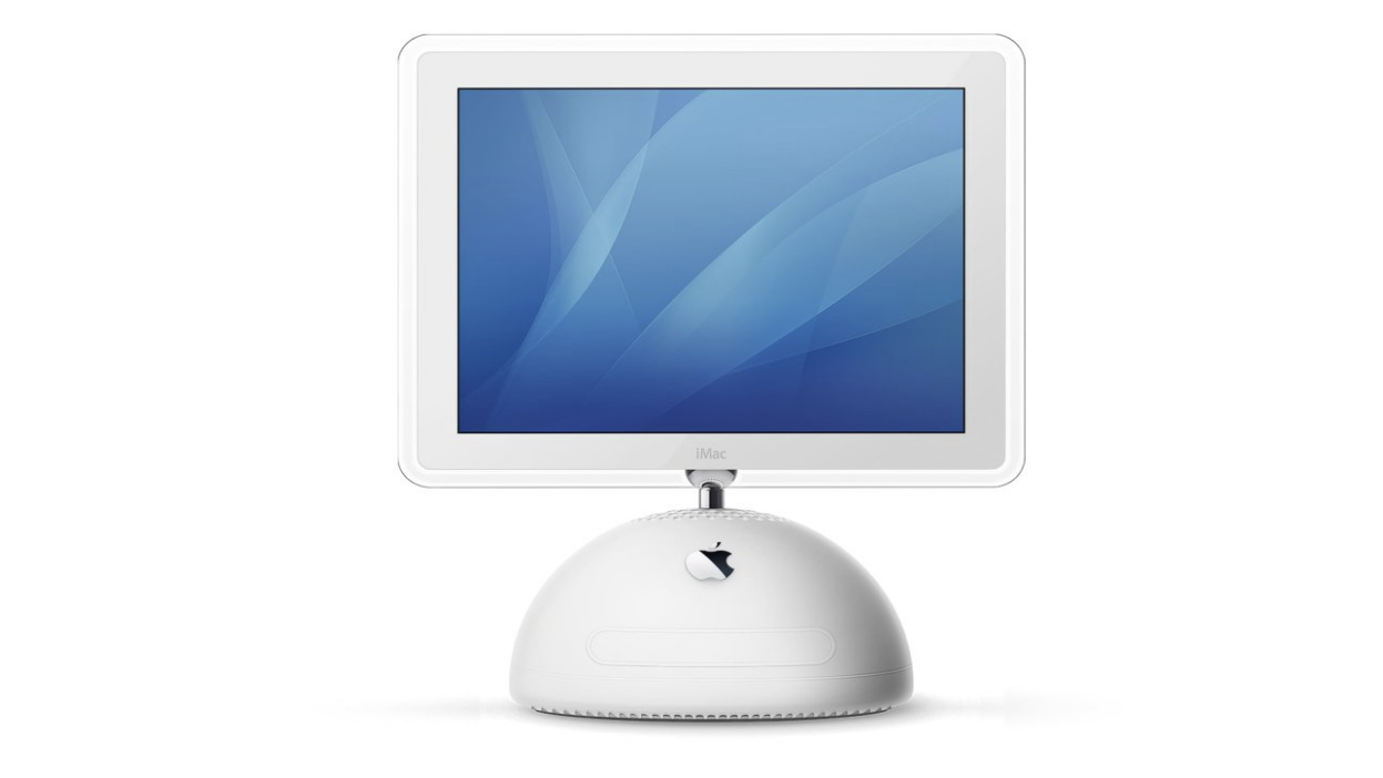 The iMac G4, an iconic Apple product with an unforgettable design.