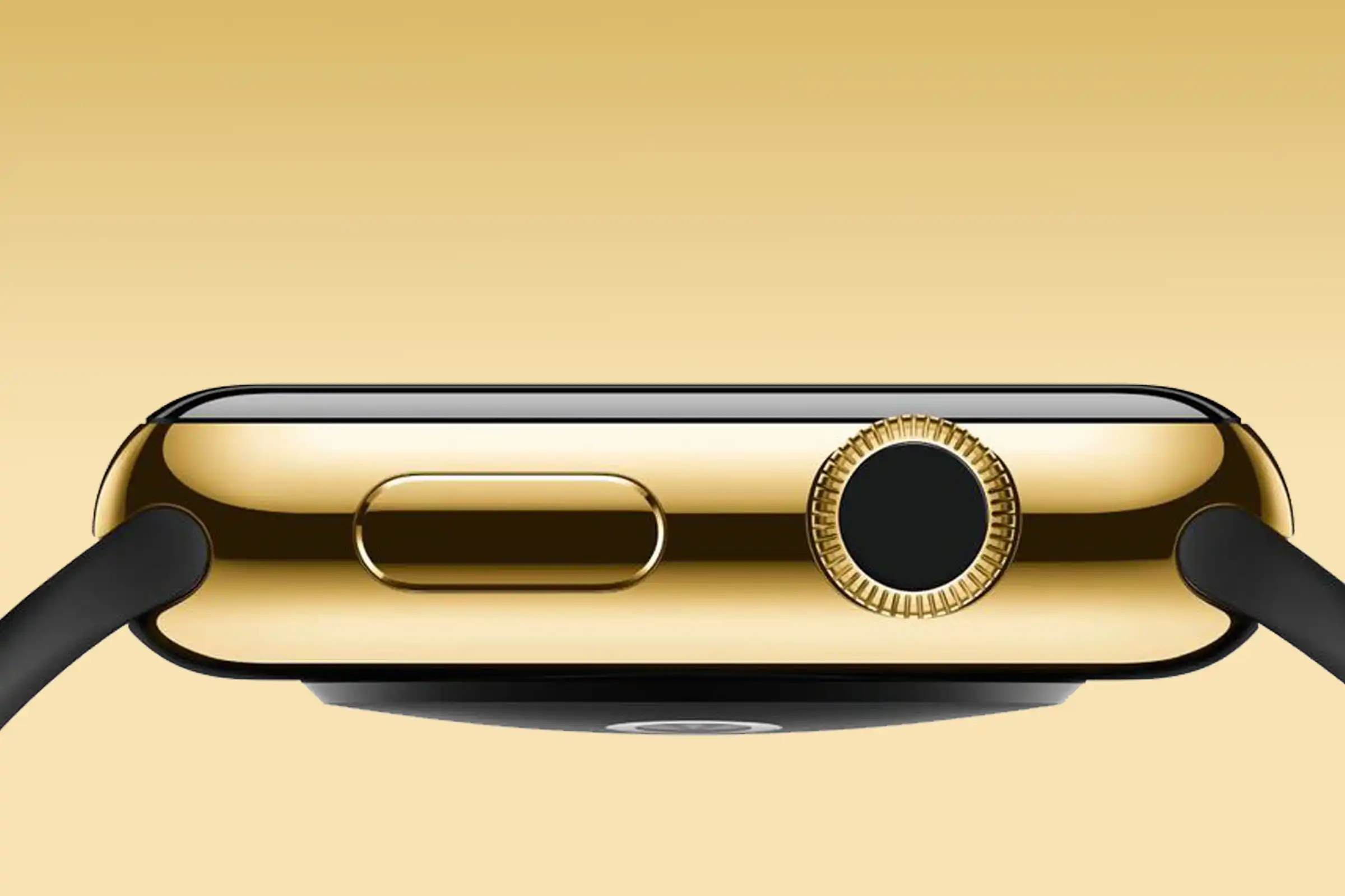 The luxurious 18-carat Gold Apple Watch, a status symbol in the tech world when it was announced.