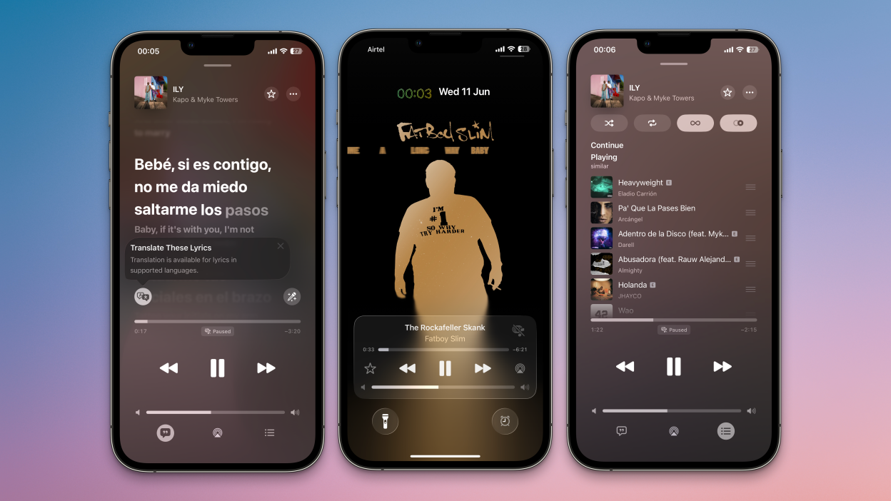 The Music App has been refined with iOS 26.