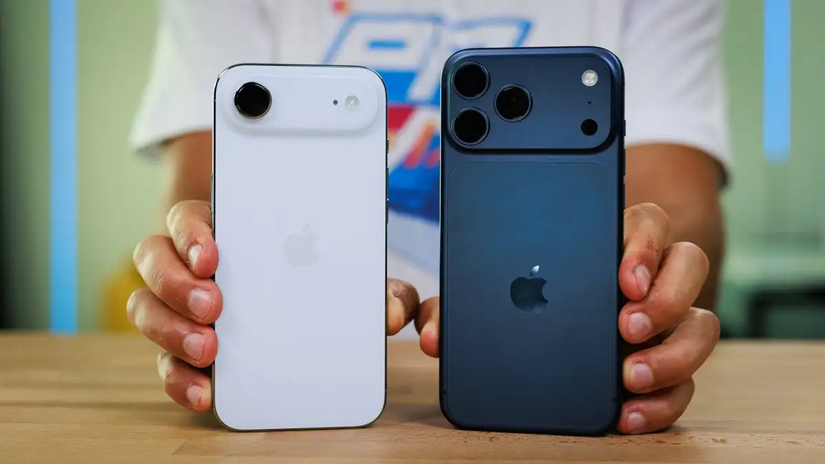 When Apple introduced the iPhone Air (left) alongside the iPhone 17 series (right), analysts expected it to be a popular device in the lineup. However, it doesn't seem like consumers are buying it. Literally.