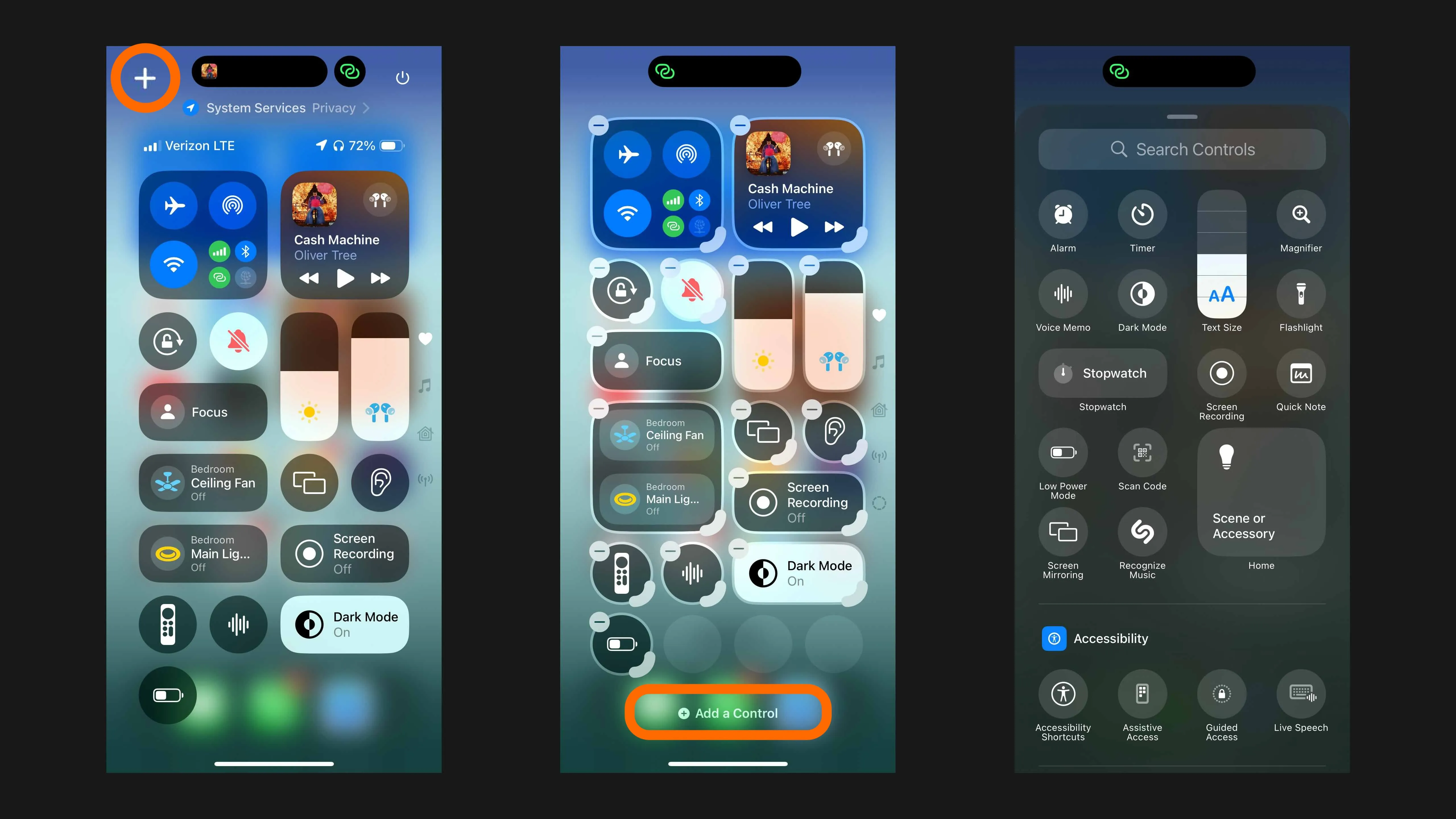 With iOS 18, you can easily adjust your iPhones Control Center layout.