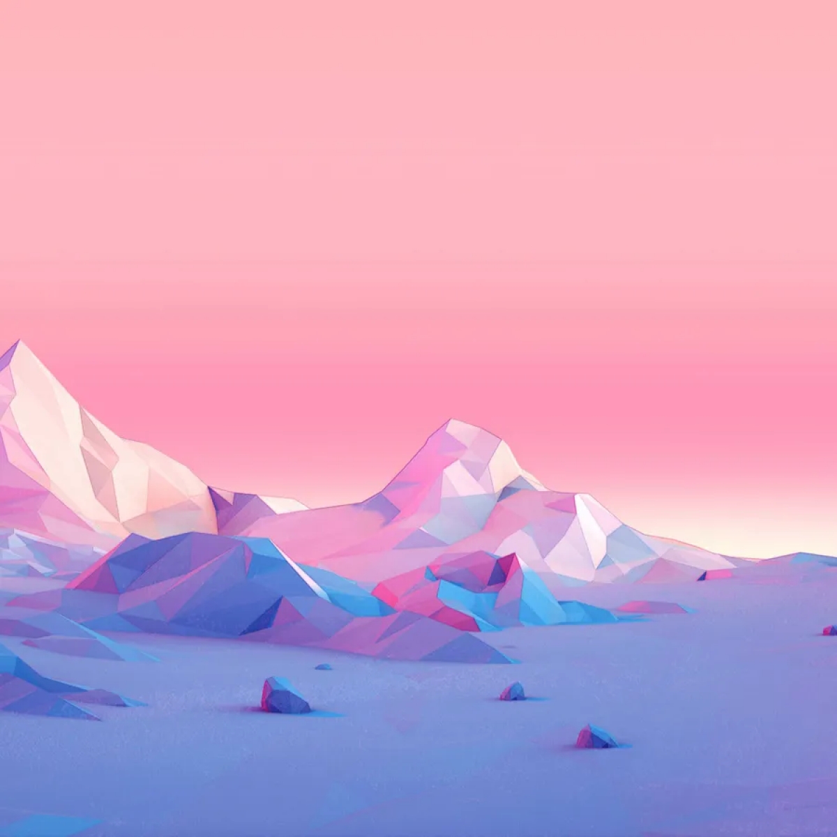 Snow Capped Mountains Minimal wallpaper for Apple iPhone, Apple Watch, Mac, iPad and Apple Watch