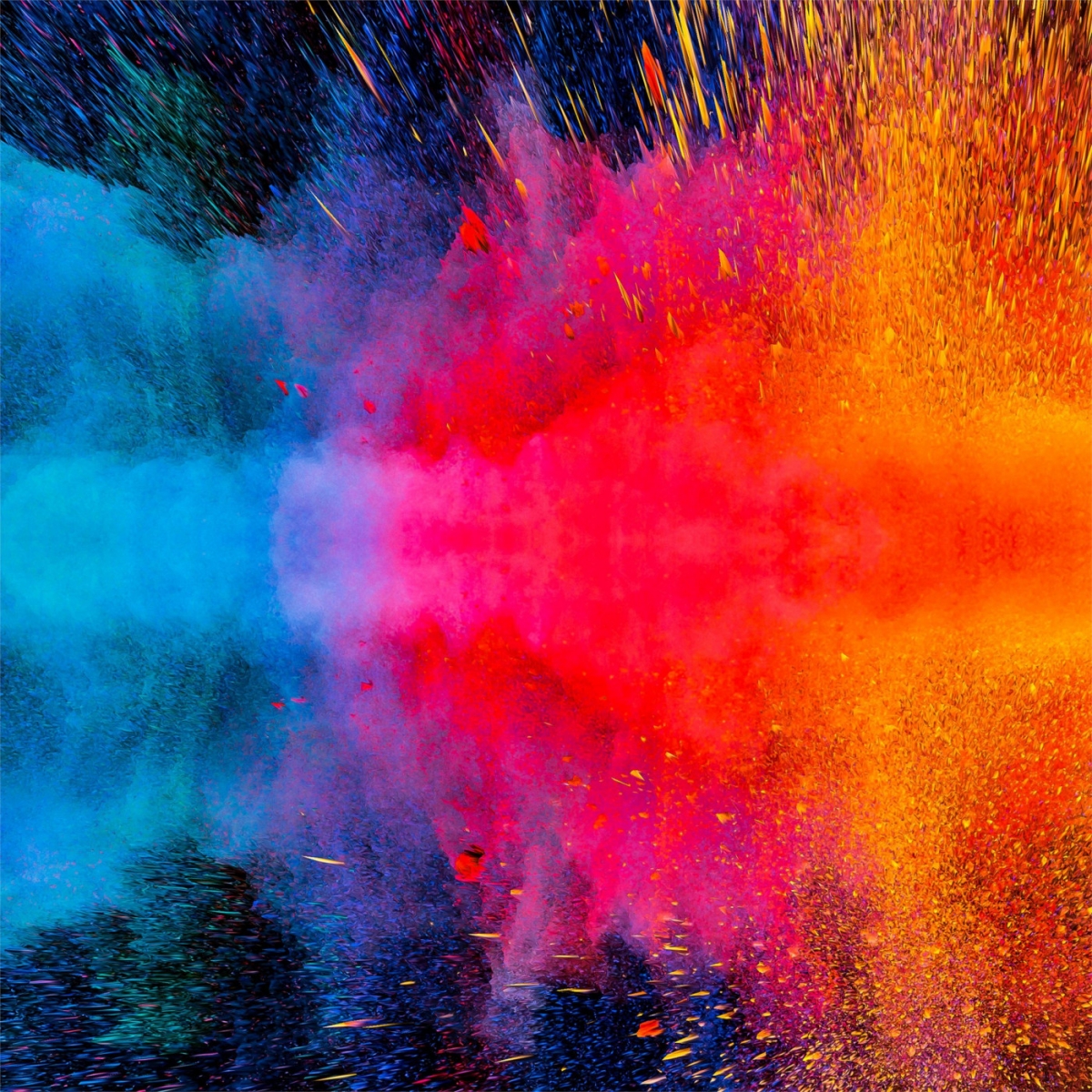 Colorful Explosion — Free iPad Wallpaper (4K/HD) | 2026