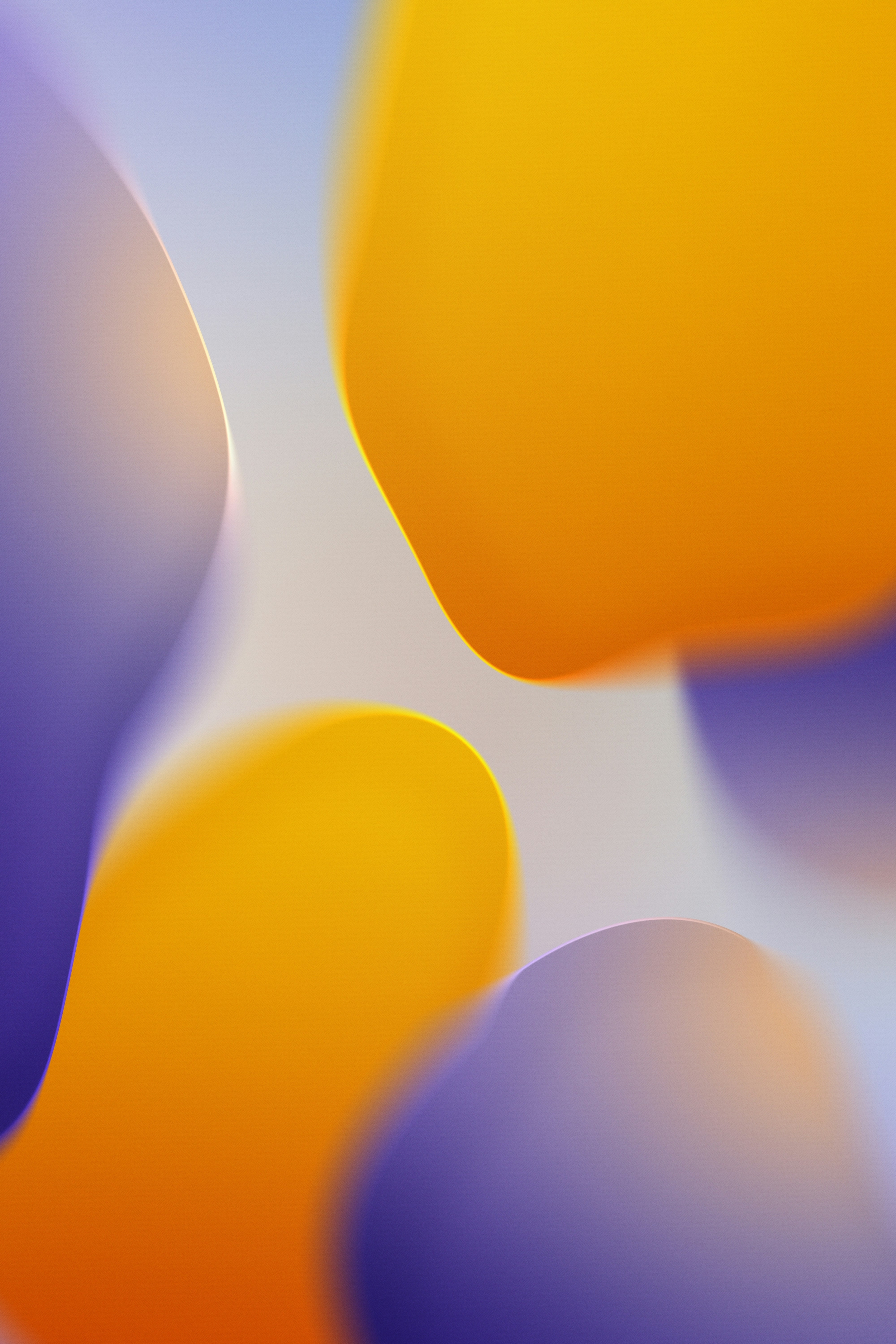 Abstract Shapes Yellow And Blue Stock