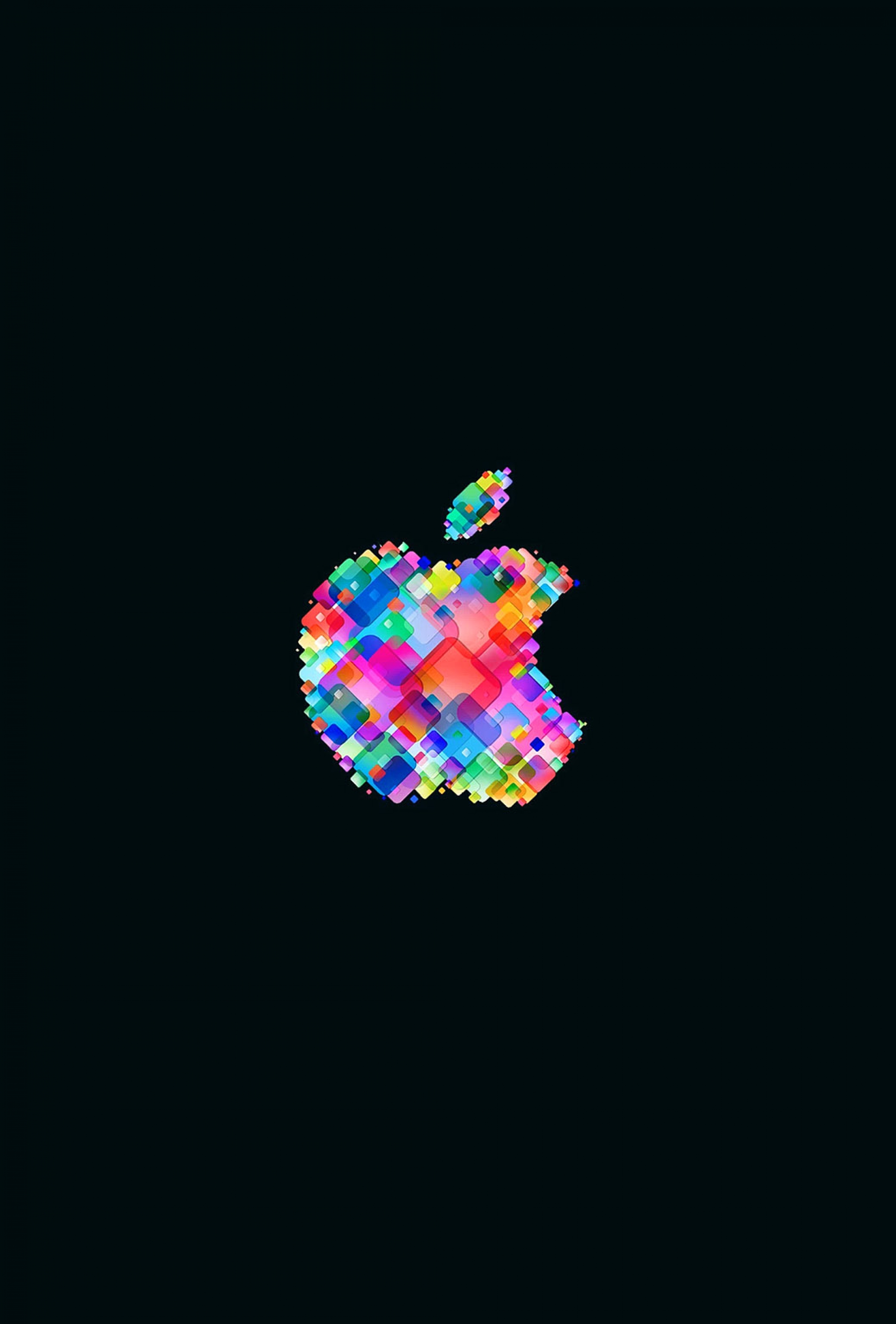 Alternative Apple Logo Multicolor Rainbow wallpaper for Apple iPhone, Apple Watch, Mac, iPad and Apple Watch