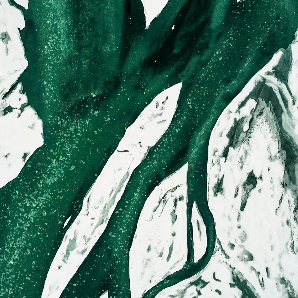 Android Nokia 1 Plus Stock Abstract Green Paint