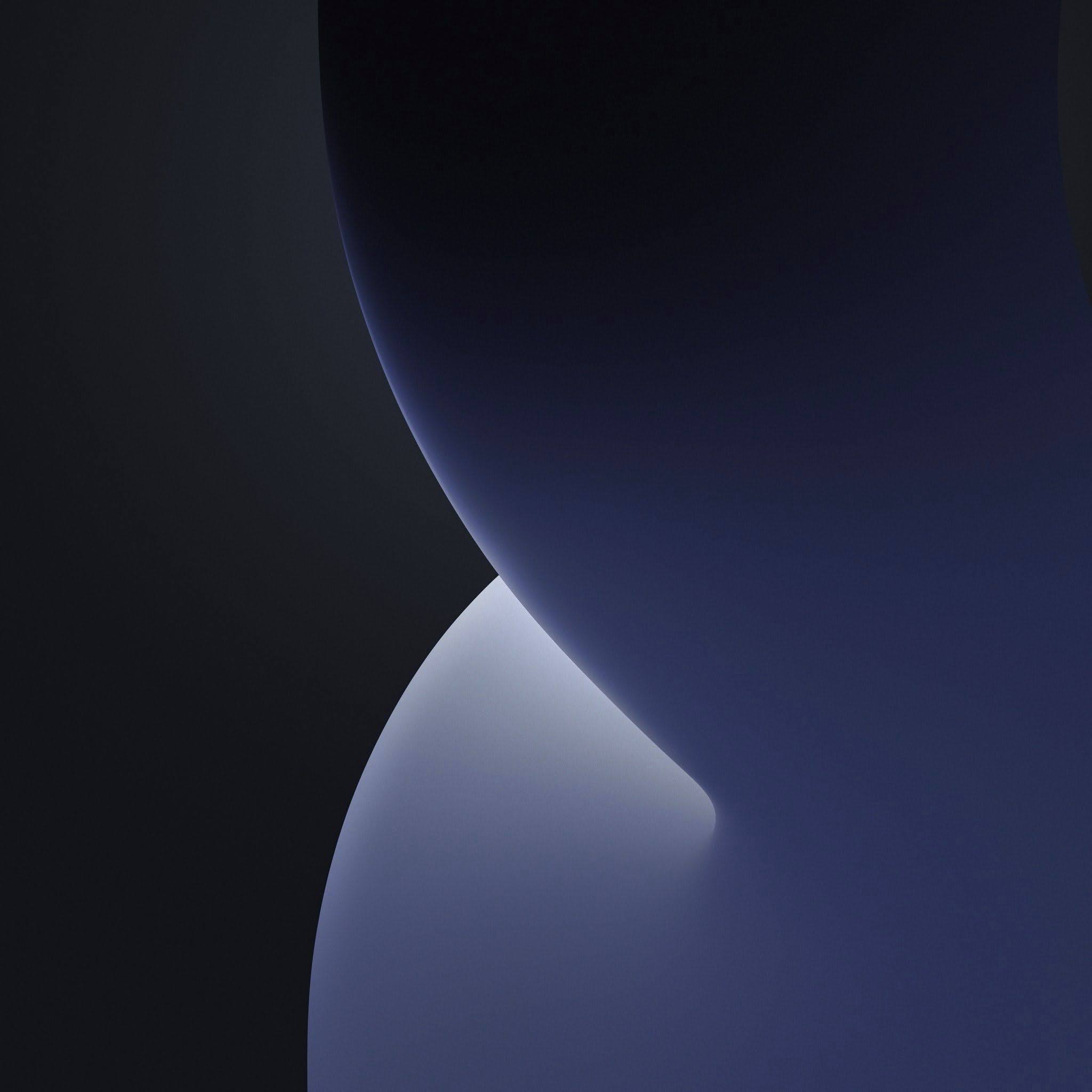 Apple iOS 14 Stock Dark Abstract Shapes wallpaper for Apple iPhone, Apple Watch, Mac, iPad and Apple Watch