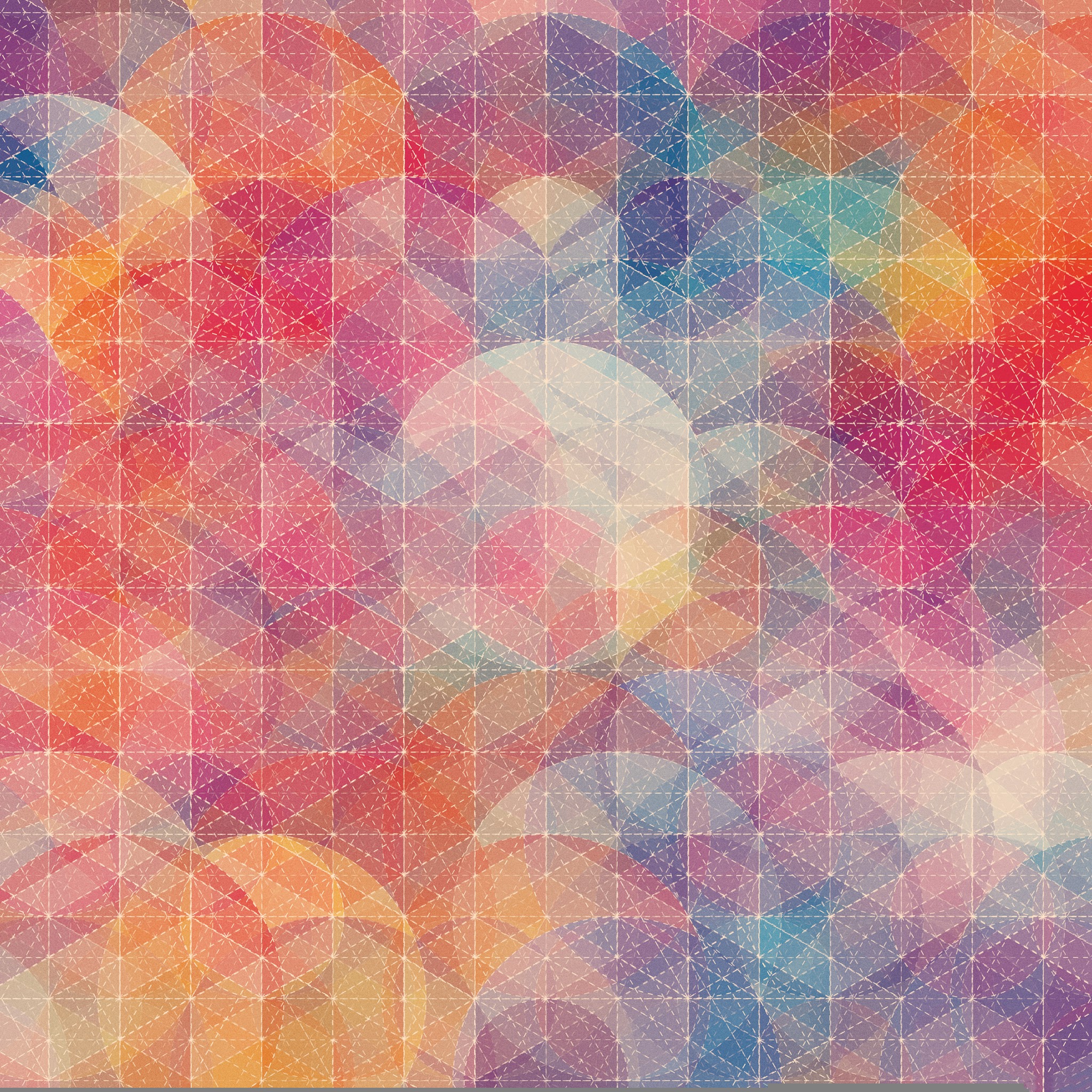 Apple iPad Pro 2017 Stock Mulitcolor Geometric Artwork