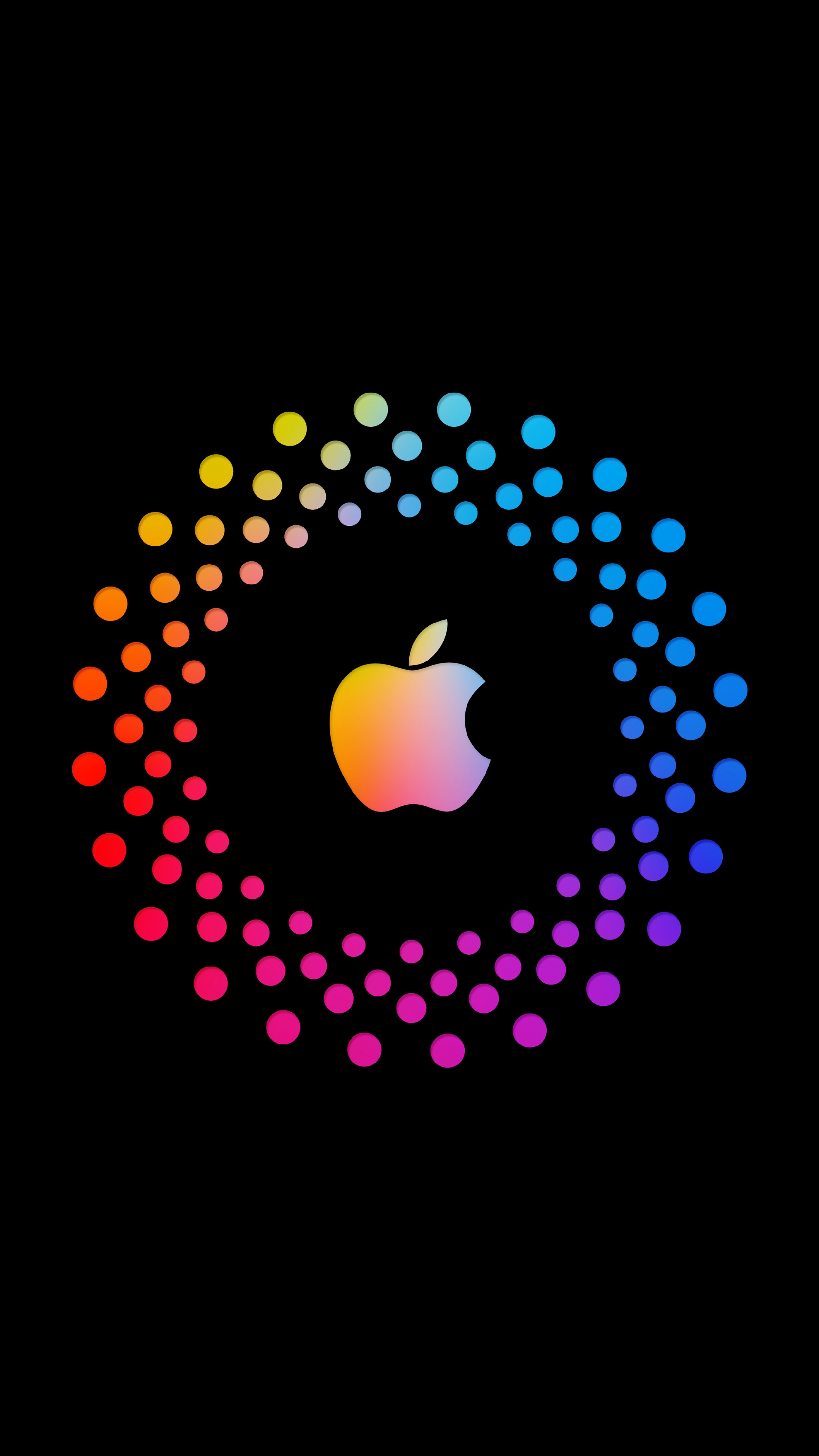 Apple Logo Apple ID Inspired Rainbow wallpaper for Apple iPhone, Apple Watch, Mac, iPad and Apple Watch