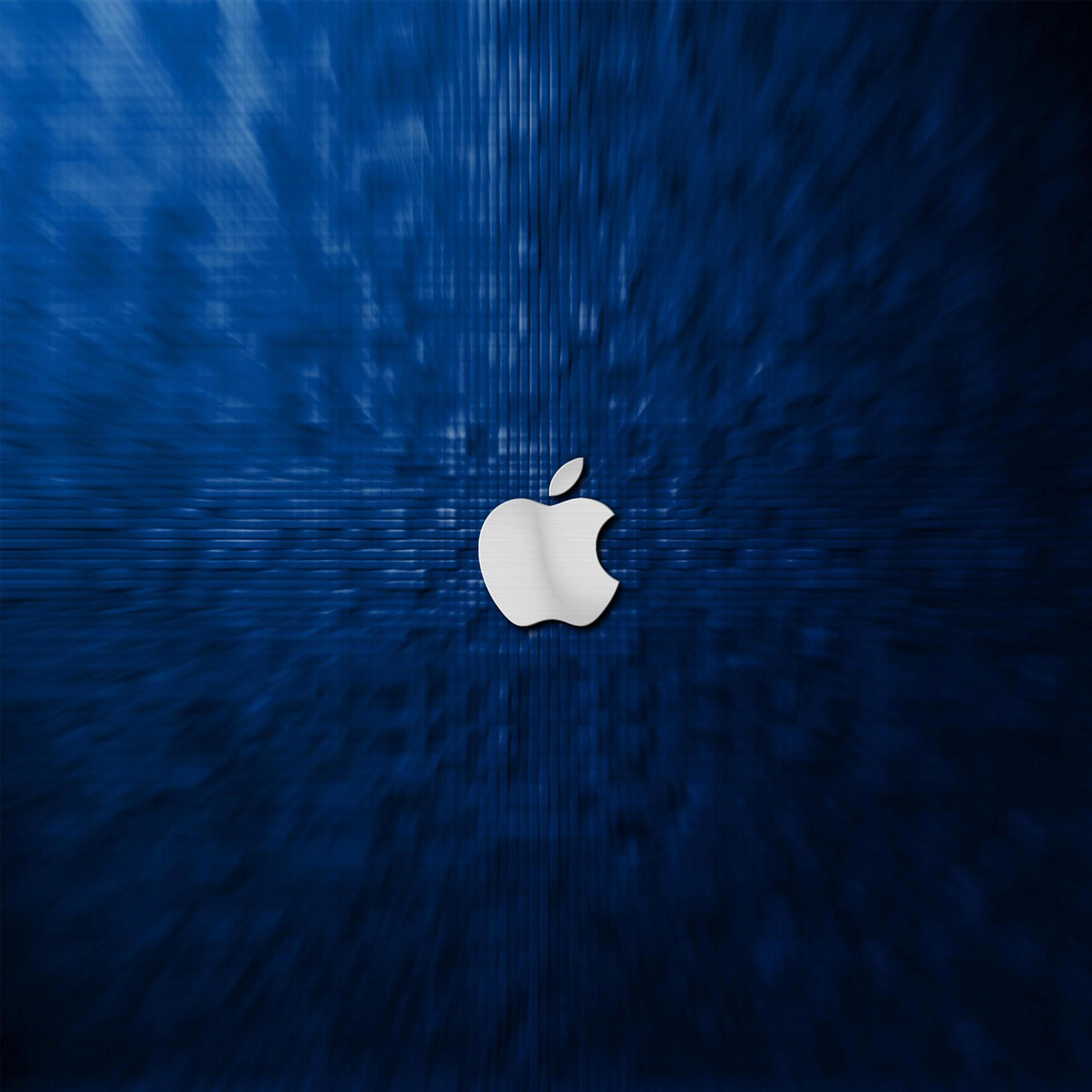 Apple Logo Blue Textured wallpaper for Apple iPhone, Apple Watch, Mac, iPad and Apple Watch