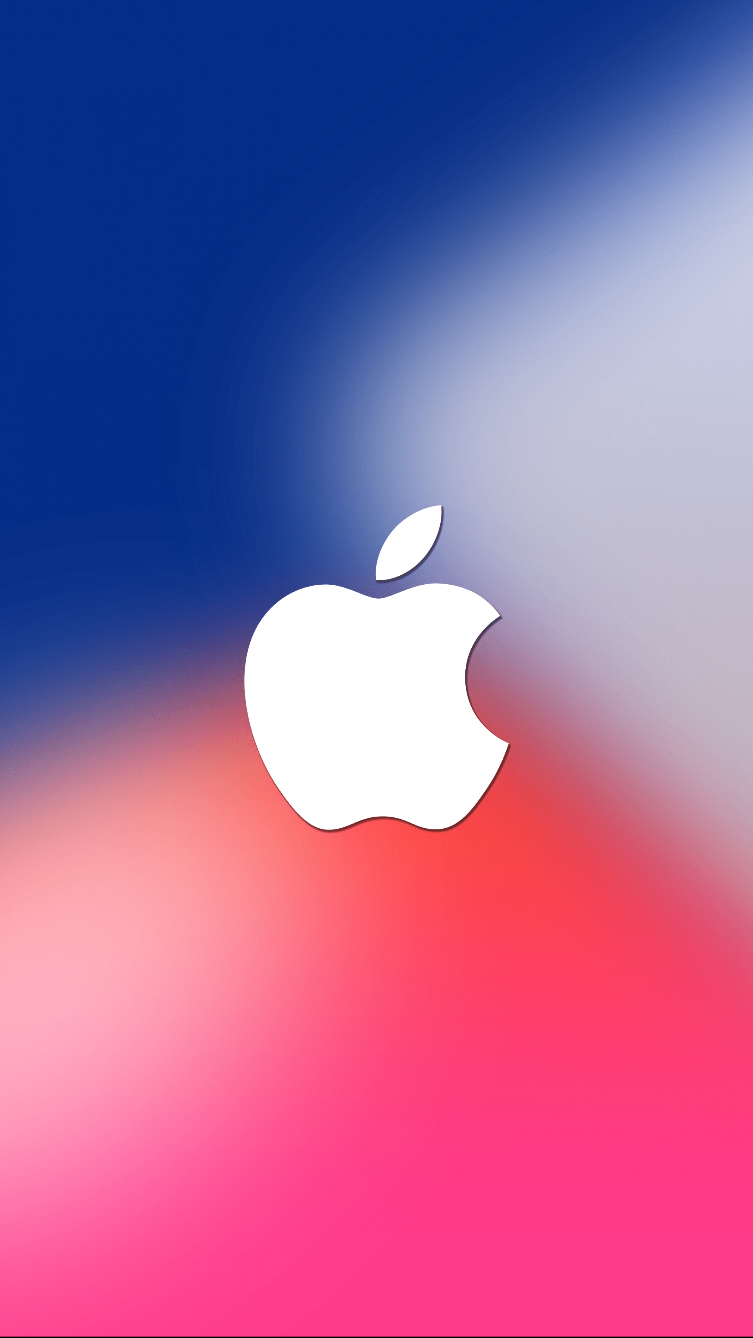 Apple Logo On Vibrant Gradient Background Pink And Blue wallpaper for Apple iPhone, Apple Watch, Mac, iPad and Apple Watch