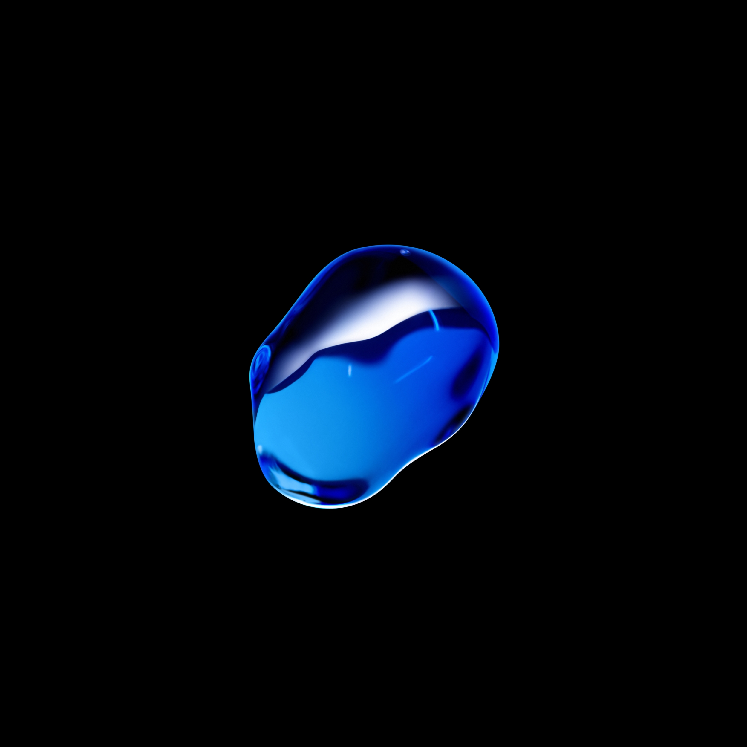 Blue Liquid Bubble Apple Stock wallpaper for Apple iPhone, Apple Watch, Mac, iPad and Apple Watch