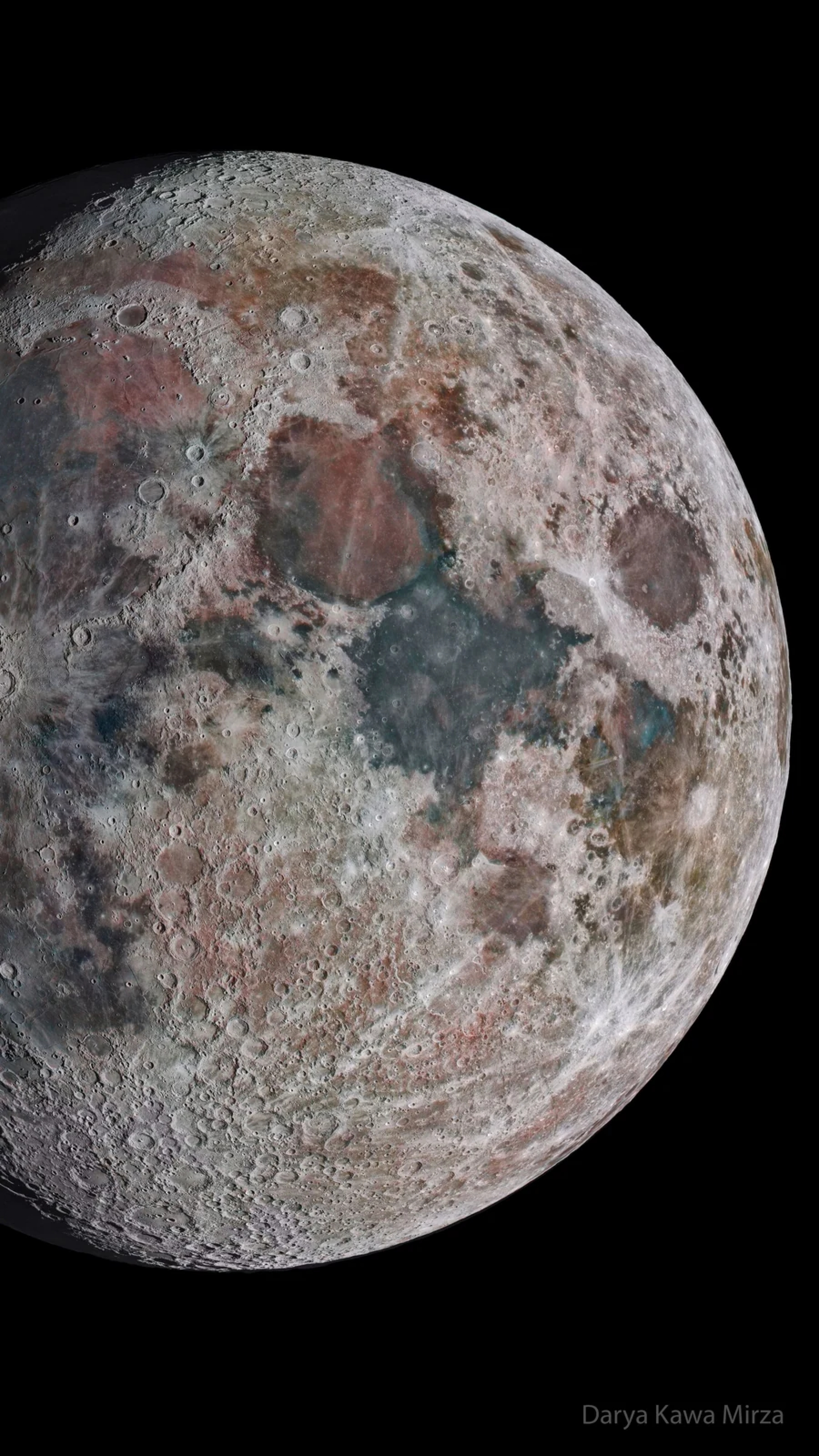 Captured By NASA Moon With Craters