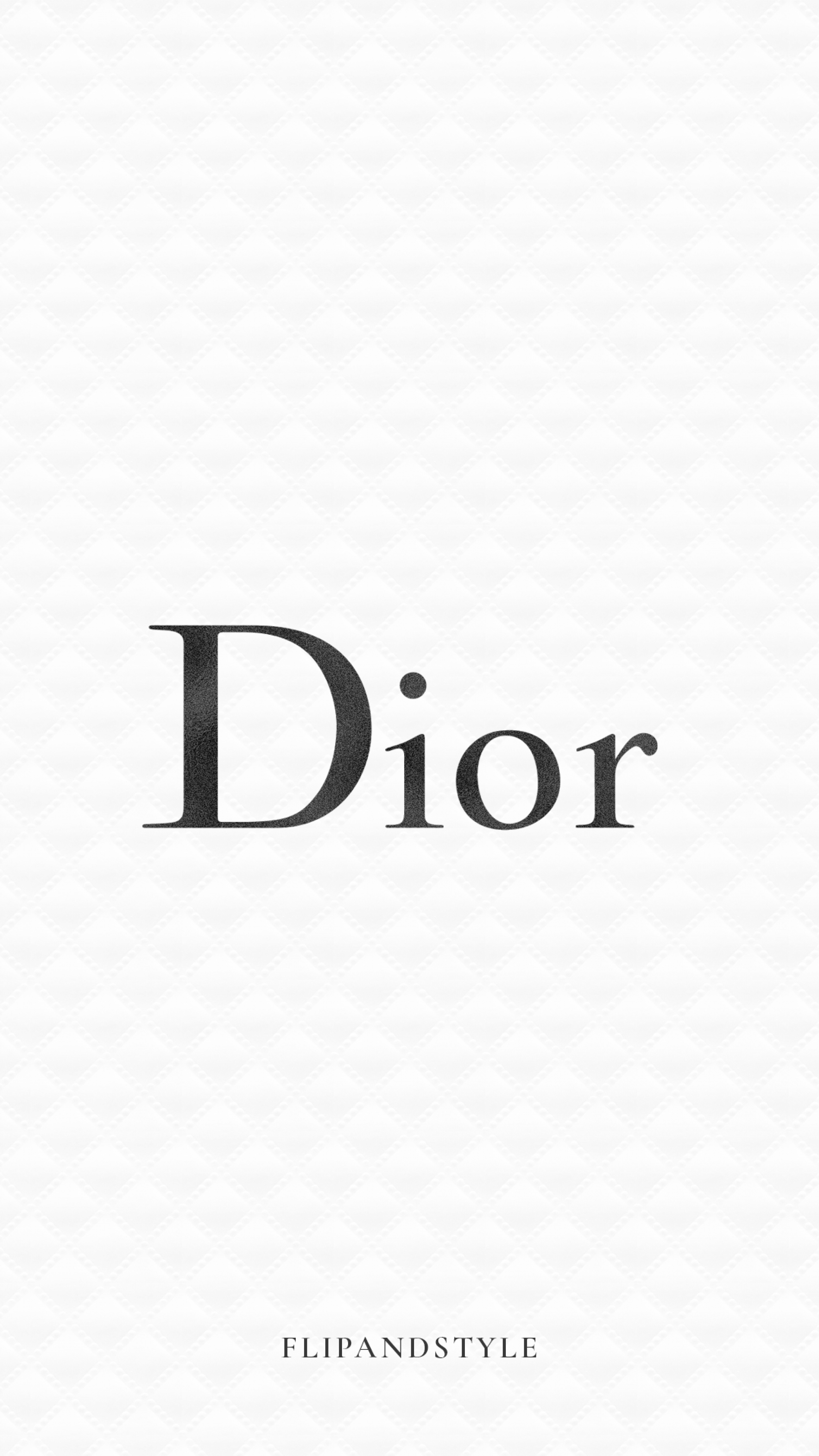 Christian Dior White Logo