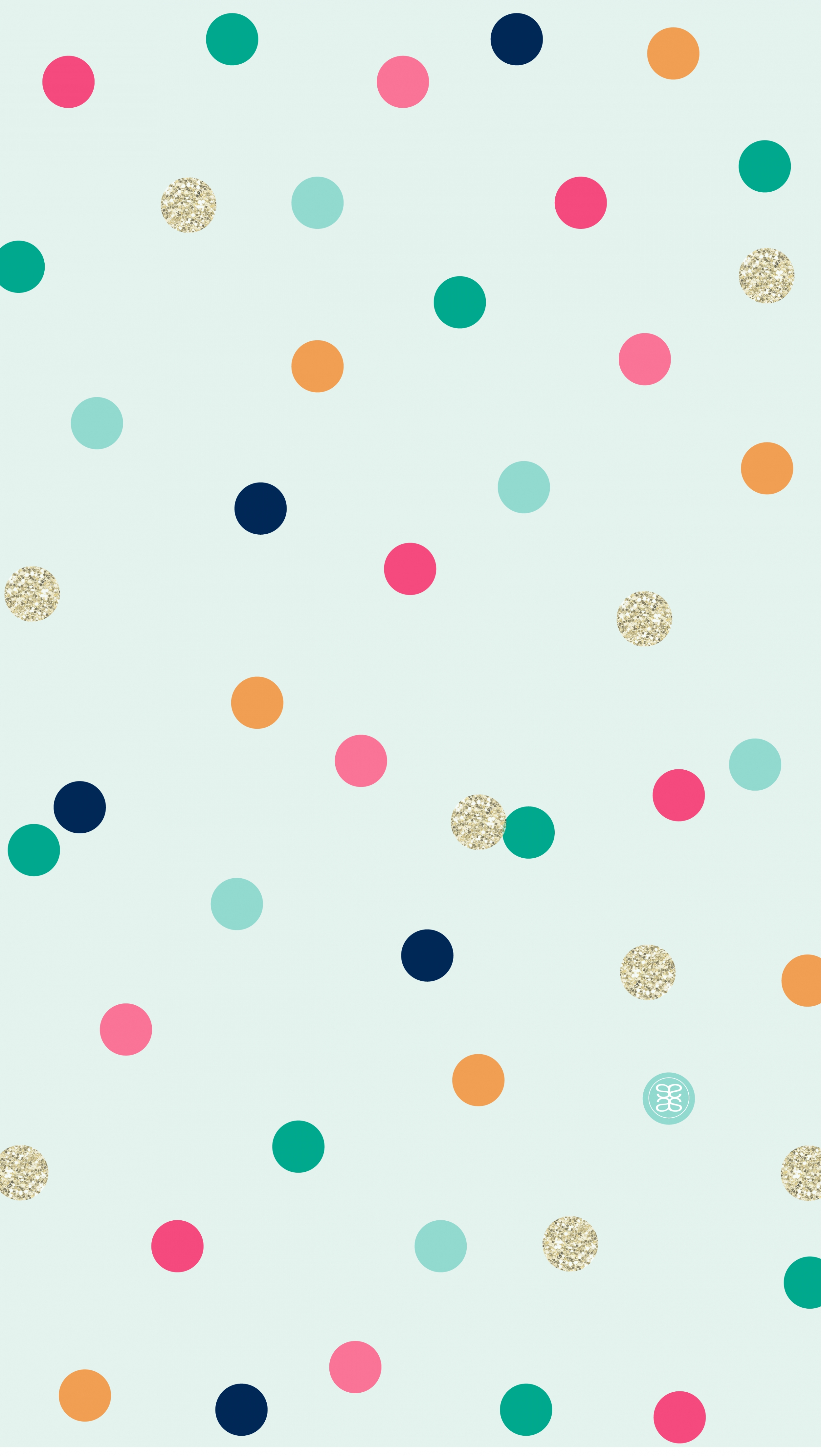 Colorful Dots Polka Dots Multicolor Simple Minimal