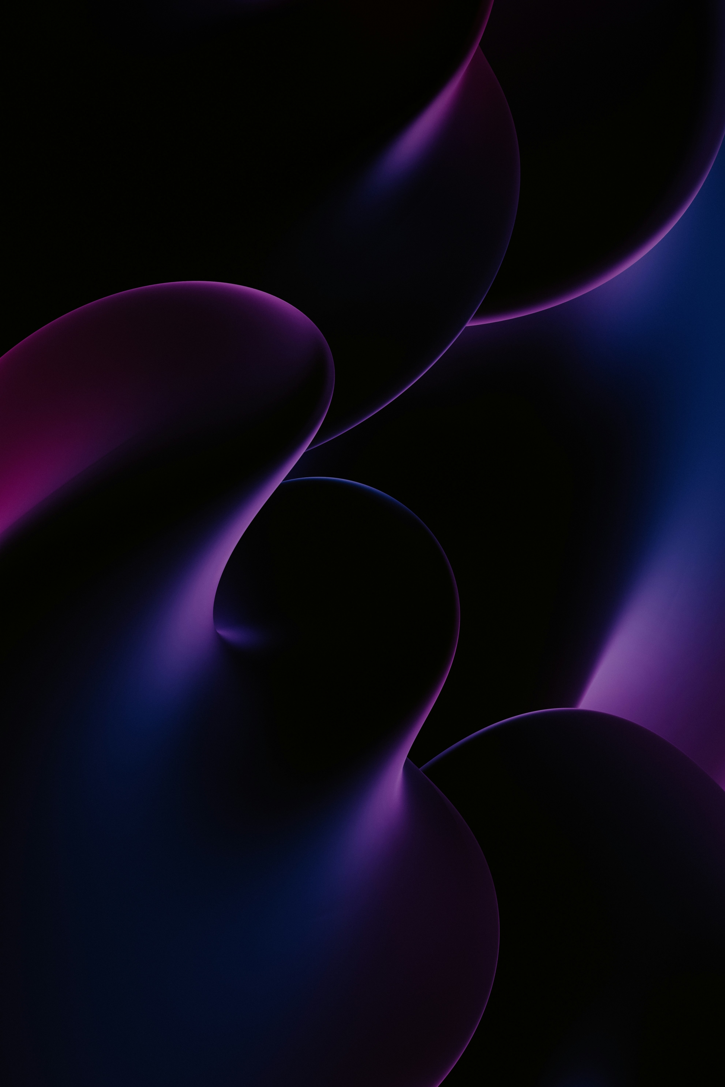 Dark Deep Purple Abstract