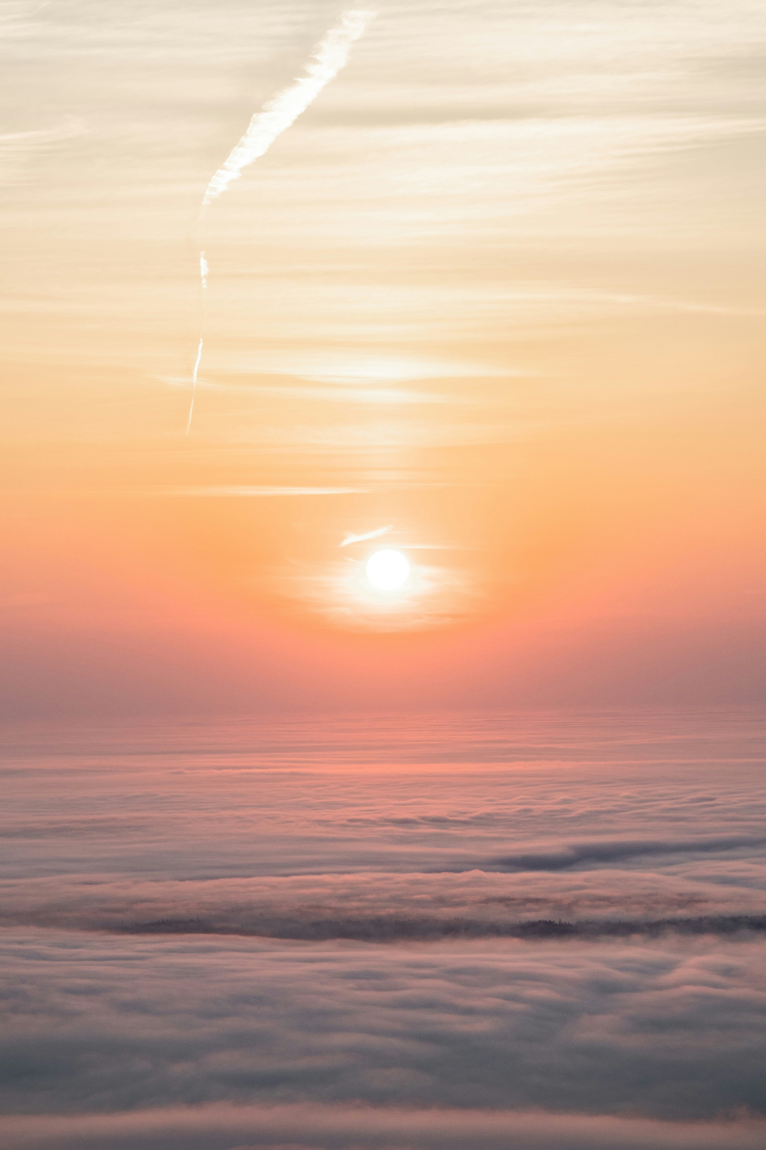 Delightful Good Looking Sunrise With Stunning Clouds wallpaper for Apple iPhone, Apple Watch, Mac, iPad and Apple Watch