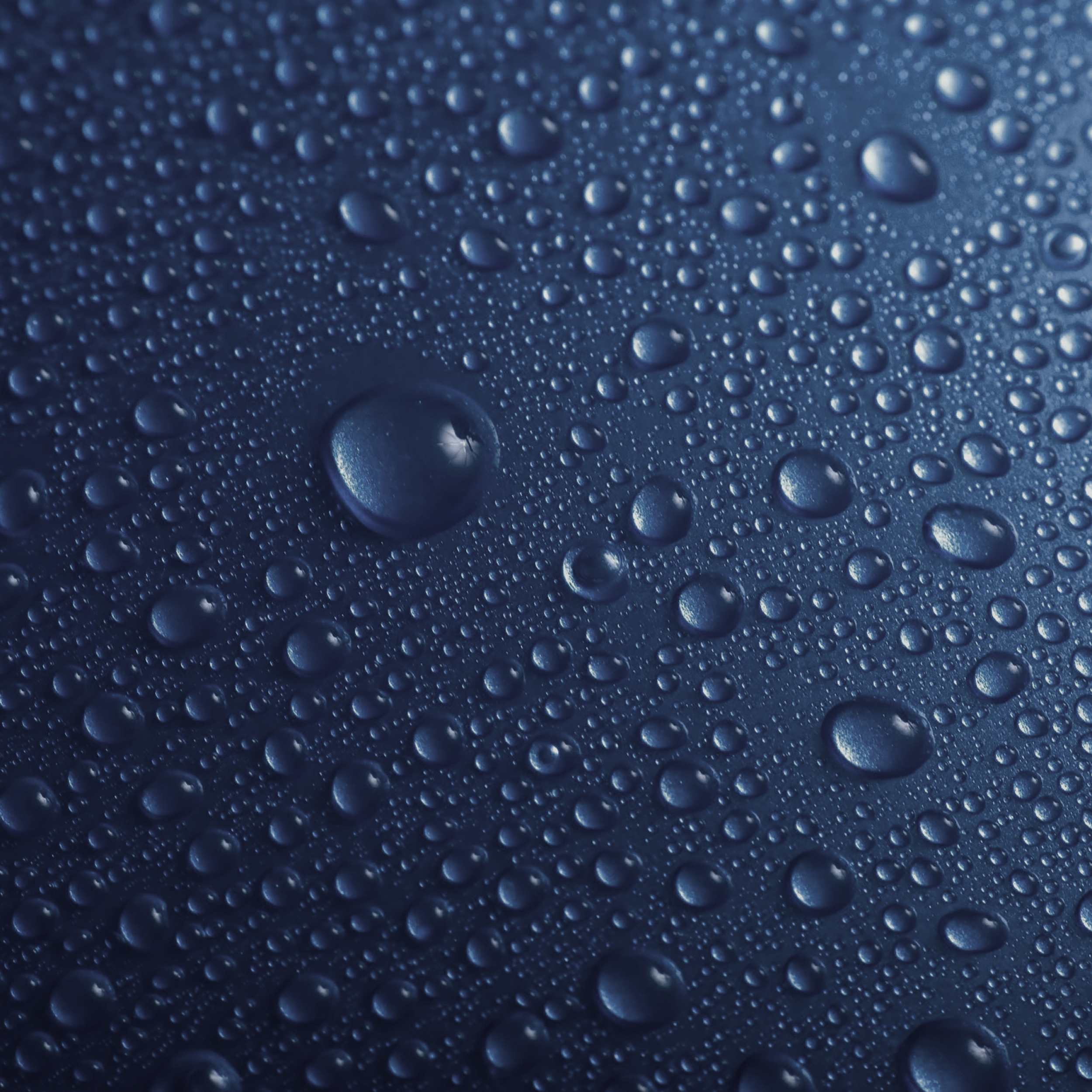 Droplets On A Dark Grey Material Texture